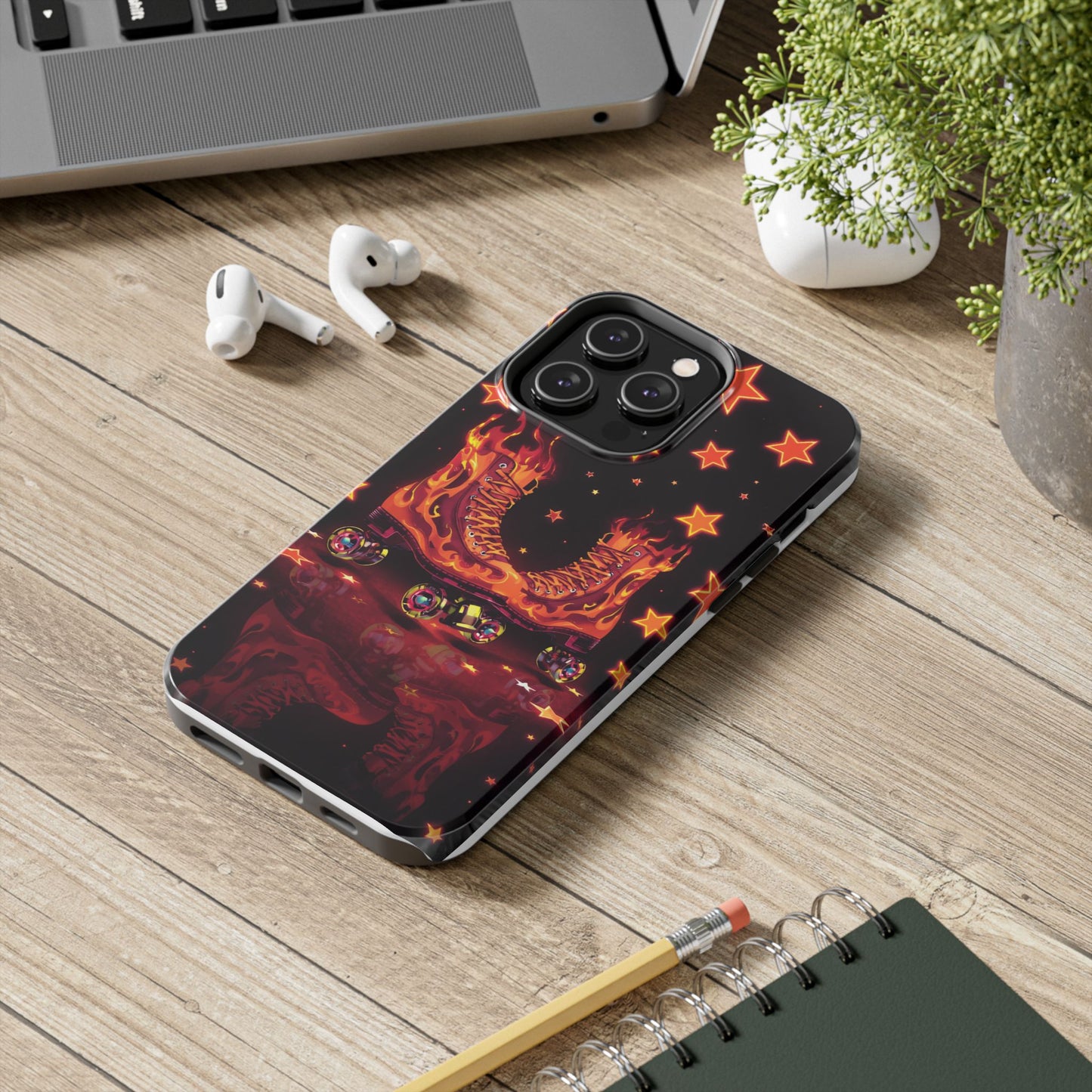 Retro Roller Skates Tough Phone Case - Stylish & Durable