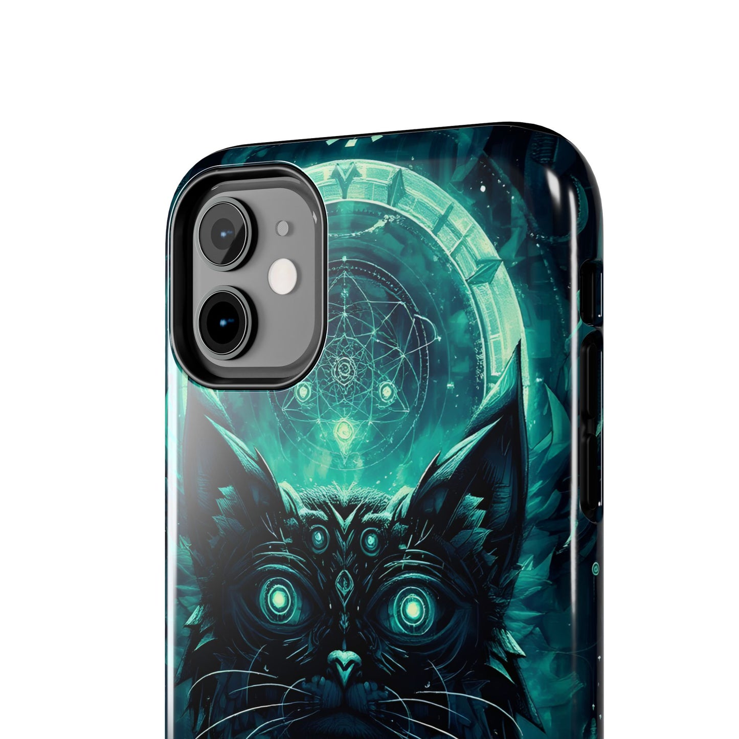 Mystical Dark Cat Phone Case - Tough Protective Cover for Cat Lovers - for iPhone