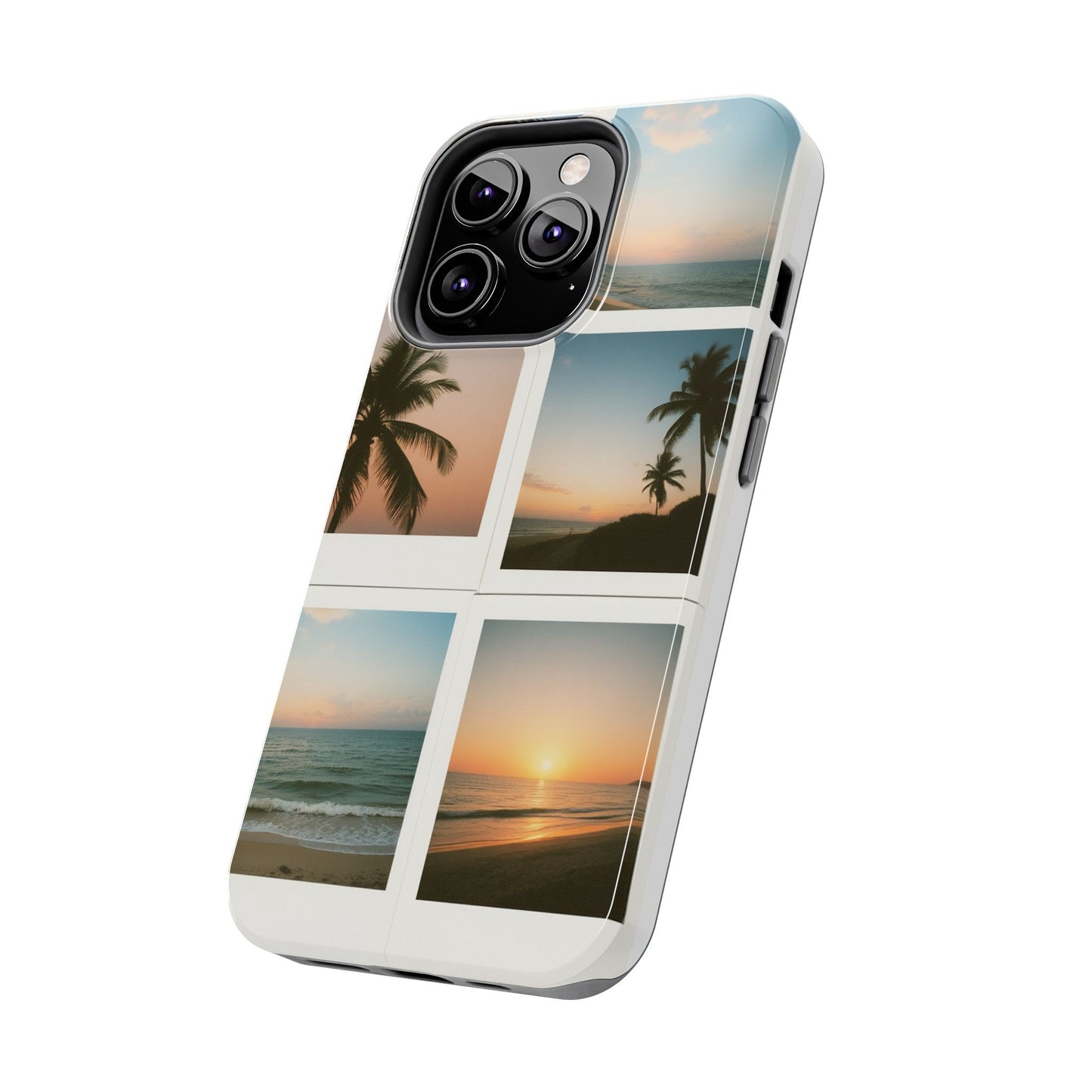 Tropical Sunset Tough Phone Case - Beach Vibes for Summer Adventures