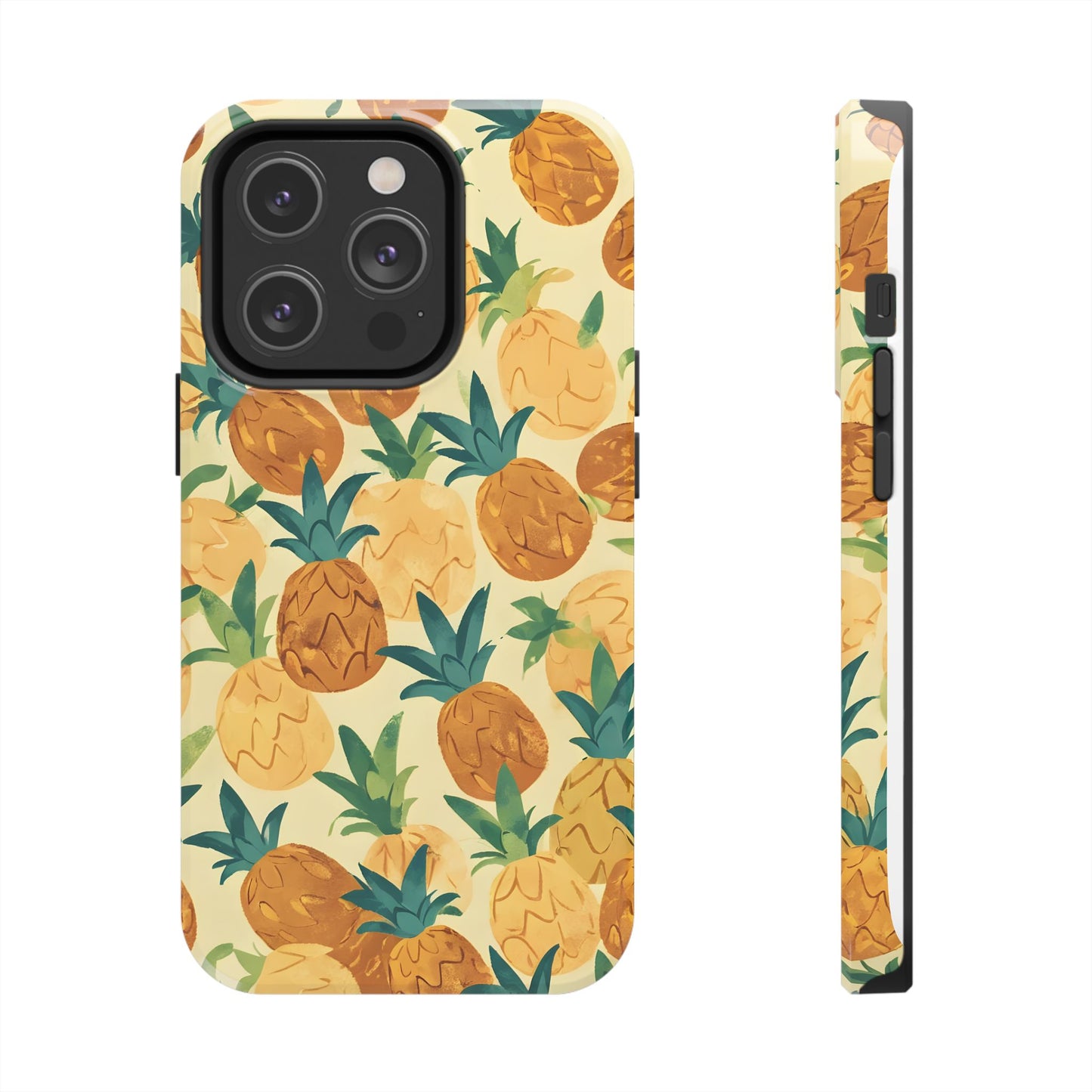 Pineapple Paradise Tough Phone Case - Durable and Stylish for Summer Vibes - for iPhone