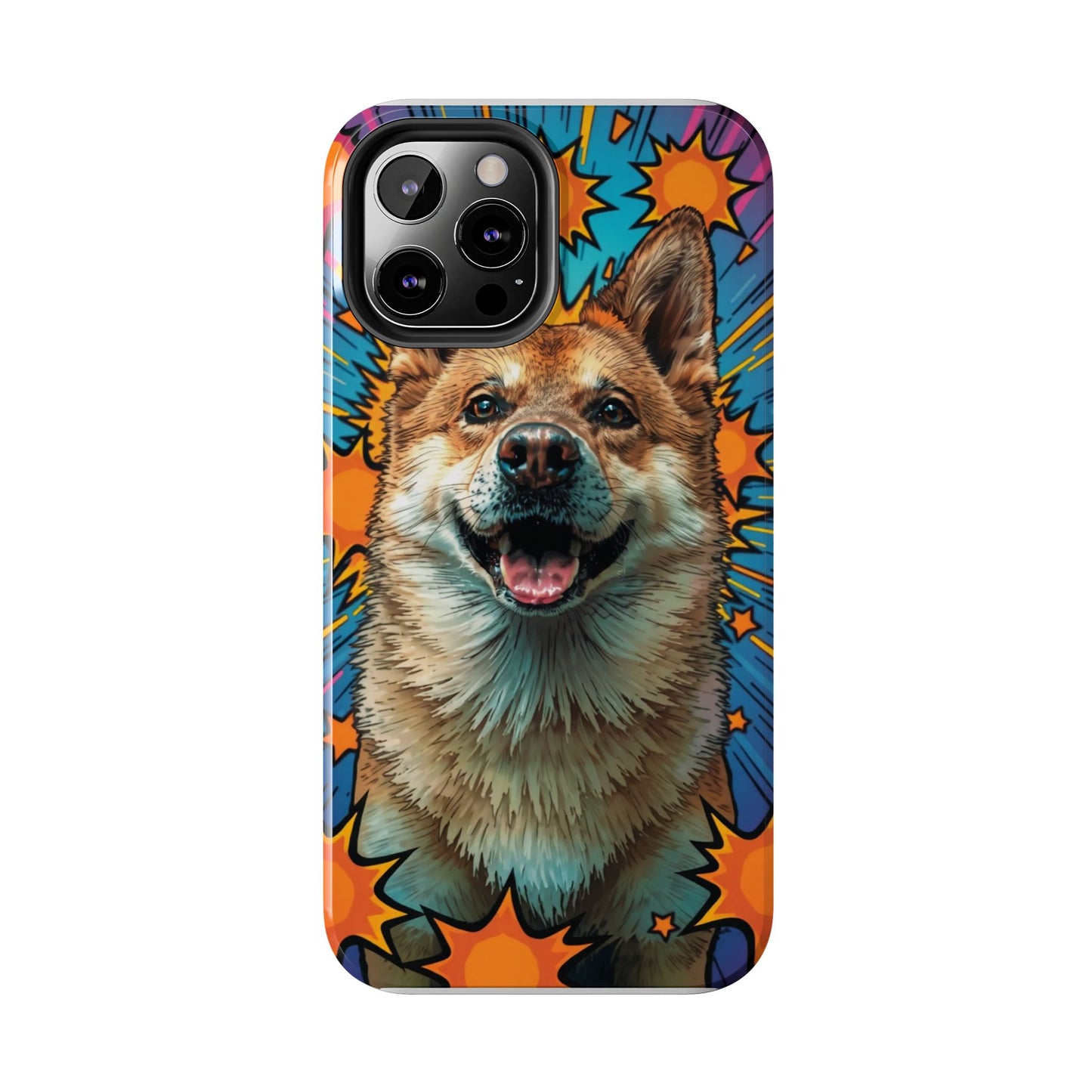 Vibrant Corgi Tough Phone Case - Fun Design for Pet Lovers