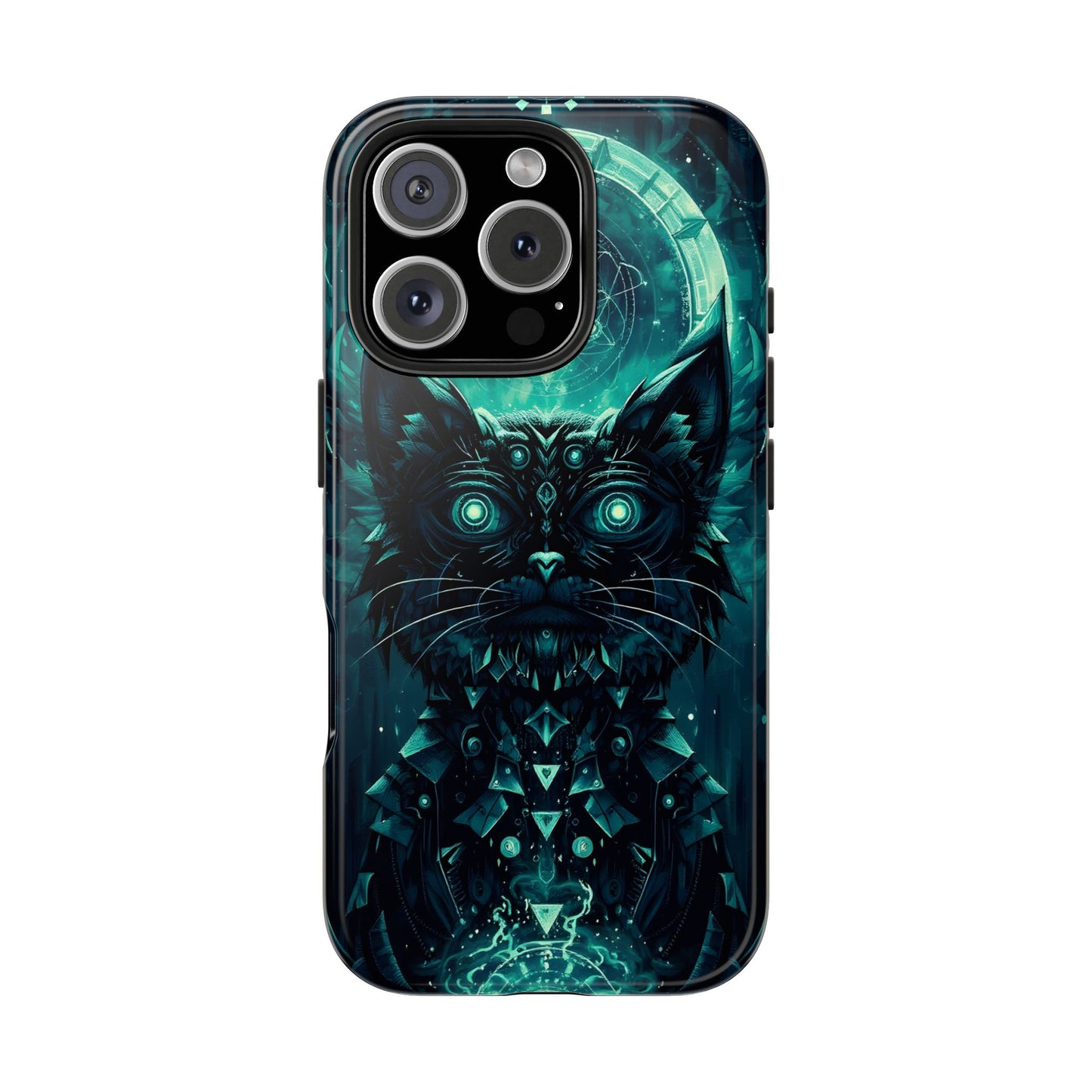 Mystical Dark Cat Phone Case - Tough Protective Cover for Cat Lovers - for iPhone