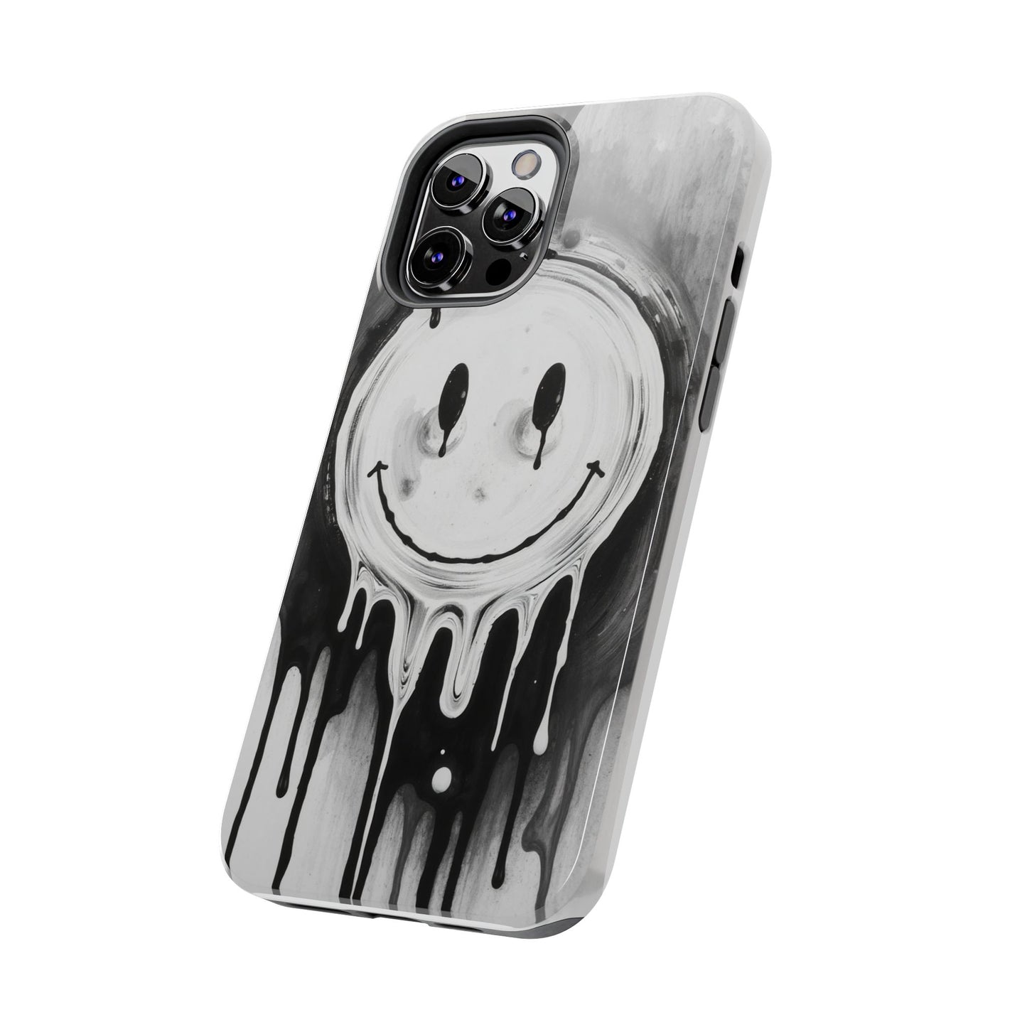 Dripping Smiley Tough Phone Case - Stylish & Durable Protection