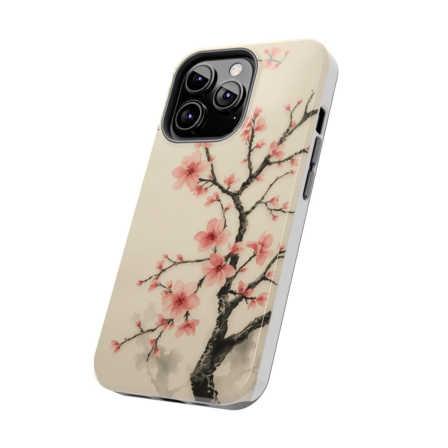 Cherry Blossom Tough Phone Case - Stylish Protection for Nature Lovers
