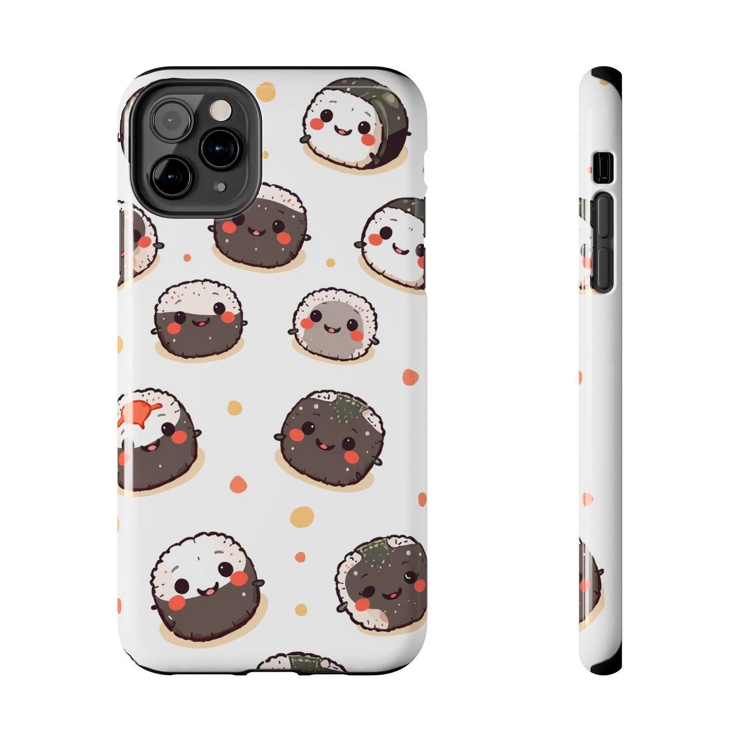 Cute Sushi Tough Phone Case - Kawaii Design for Food Lovers