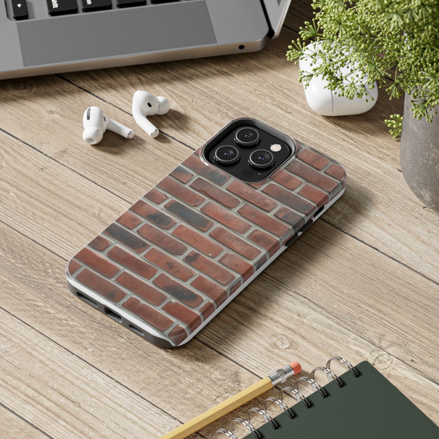 Brick Wall Tough Phone Case - Durable Protection with Urban Style