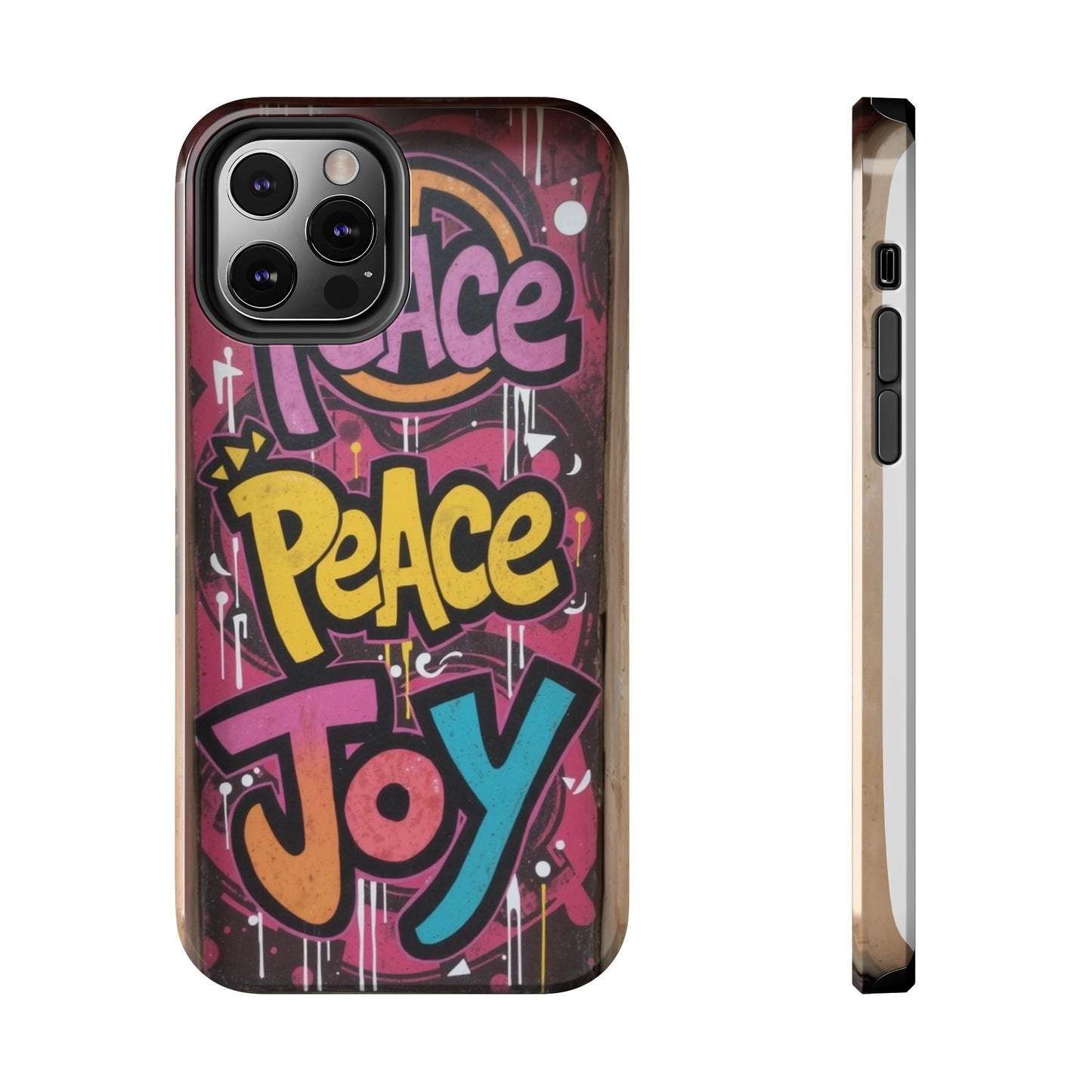 Colorful Peace Joy Tough Phone Case