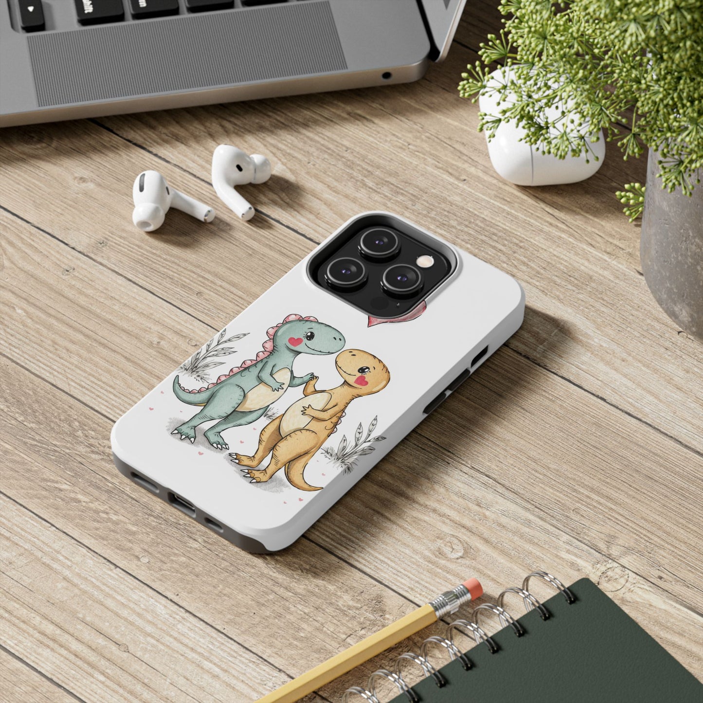 Dino Couples - Tough Phone Case for iPhone