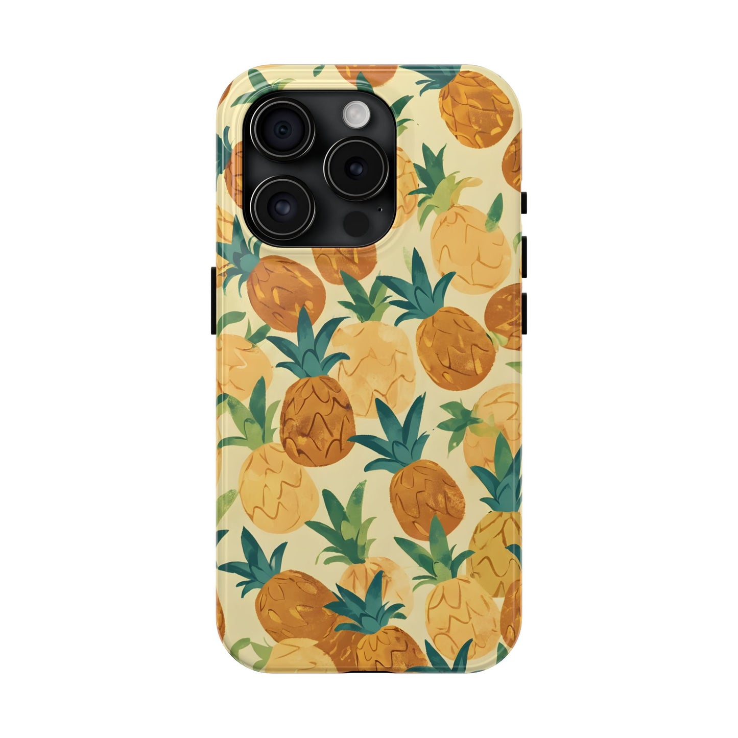 Pineapple Paradise Tough Phone Case - Durable and Stylish for Summer Vibes - for iPhone