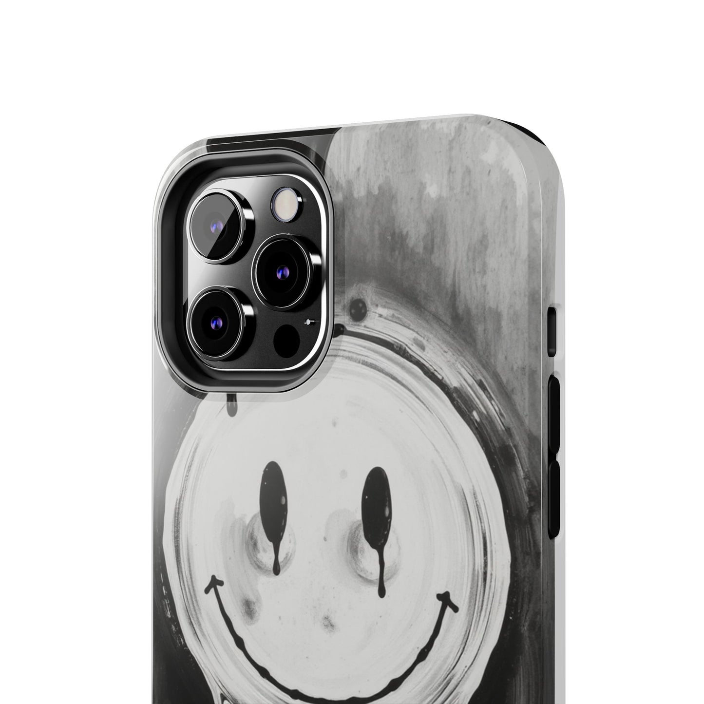 Dripping Smiley Tough Phone Case - Stylish & Durable Protection