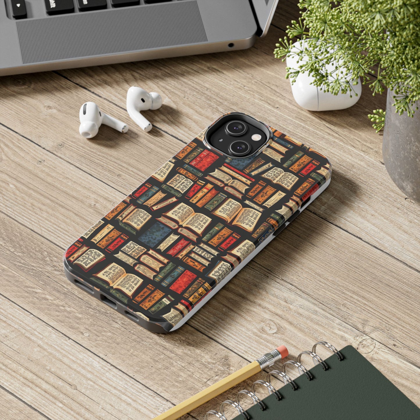 Book Lover Tough Phone Cases - Durable Protective Cases for Literature Fans