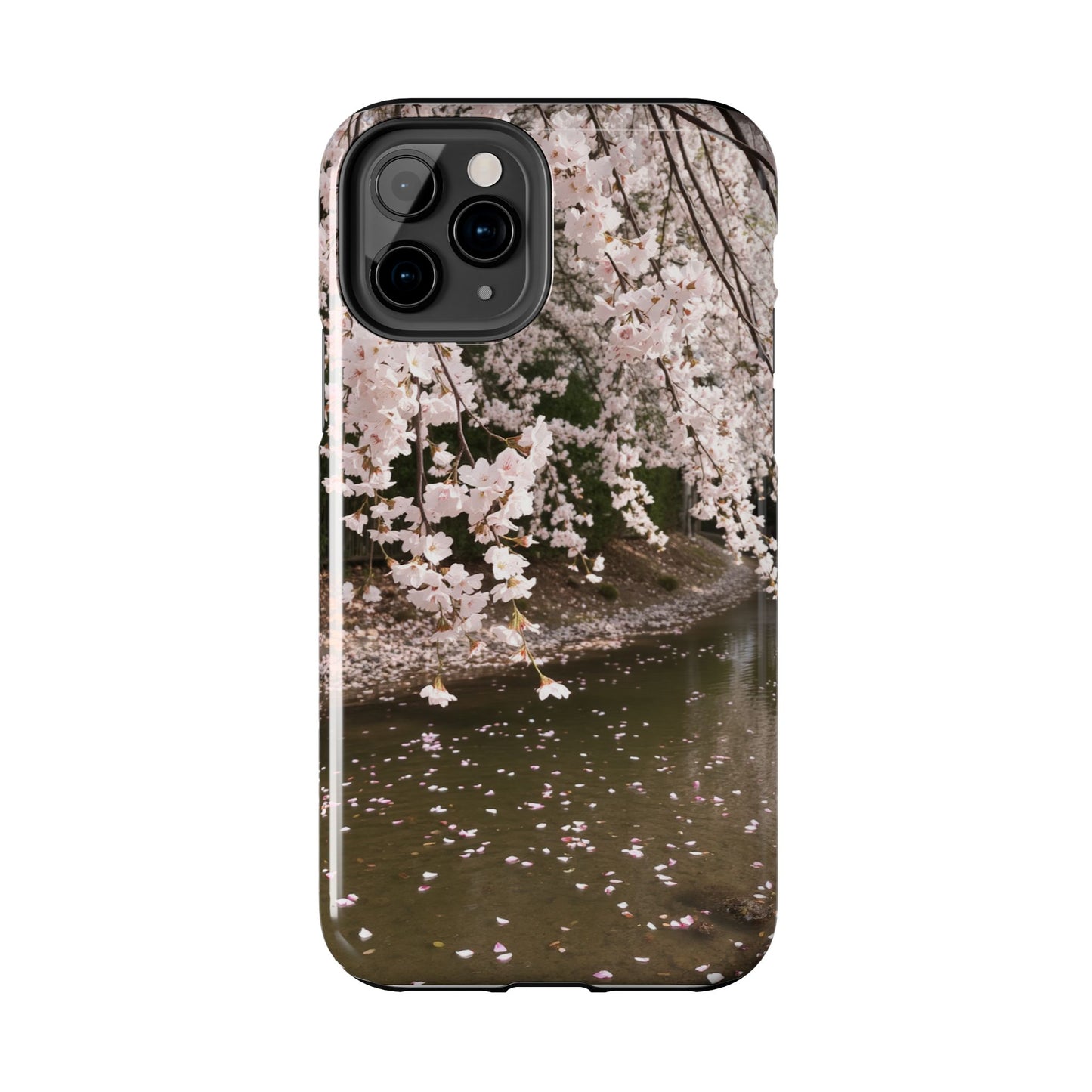 Cherry Blossom Tough Phone Cases - Durable Protection with Floral Serenity