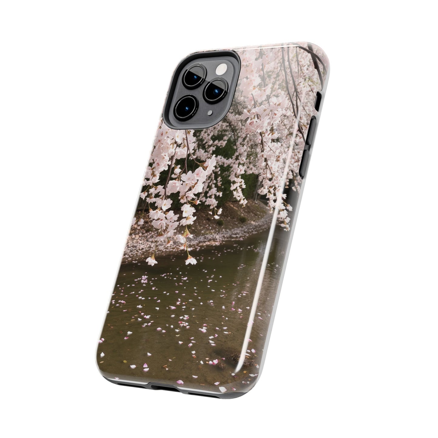 Cherry Blossom Tough Phone Cases - Durable Protection with Floral Serenity