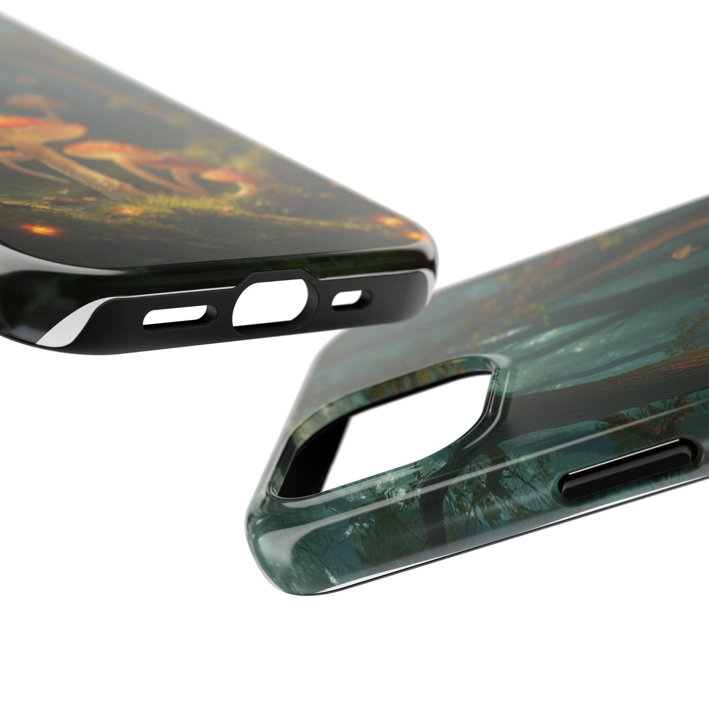 Whimsical Mushroom Tough Phone Case - Forest Fantasy Design
