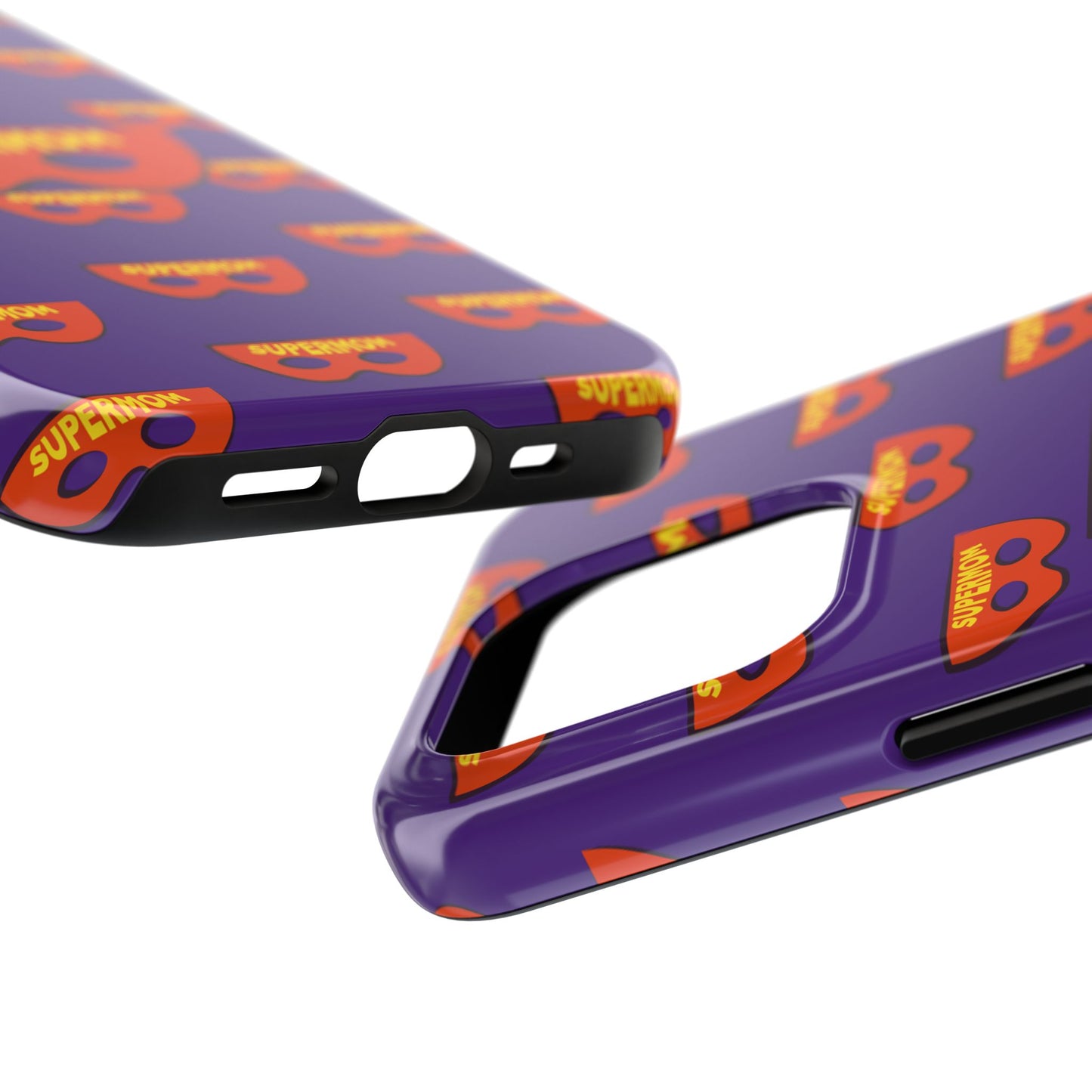 Supermom Tough Phone Case - Durable Protection with Fun Design - for iPhone