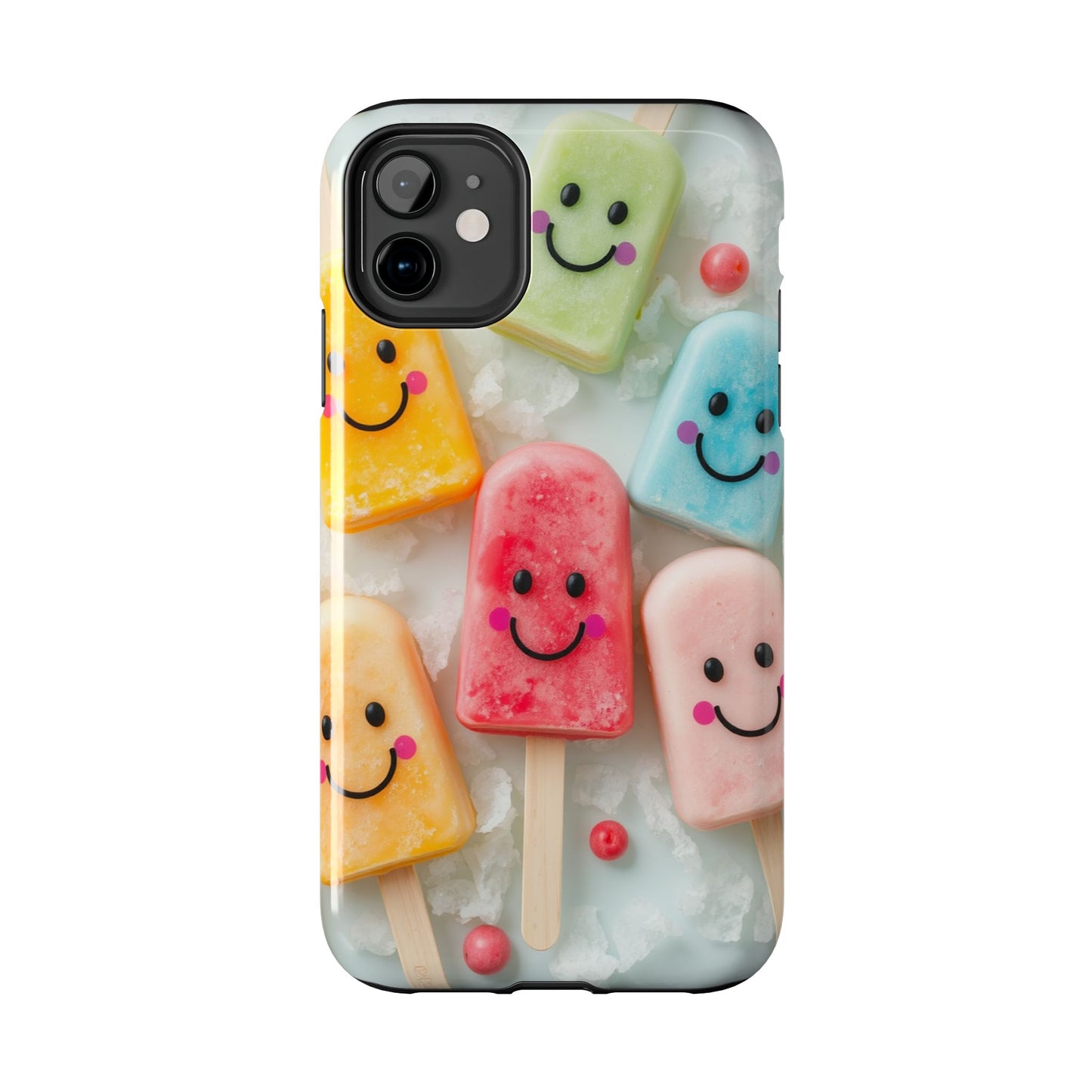 Cute Smile Popsicle Tough Phone Case - Fun Protection for Your Device