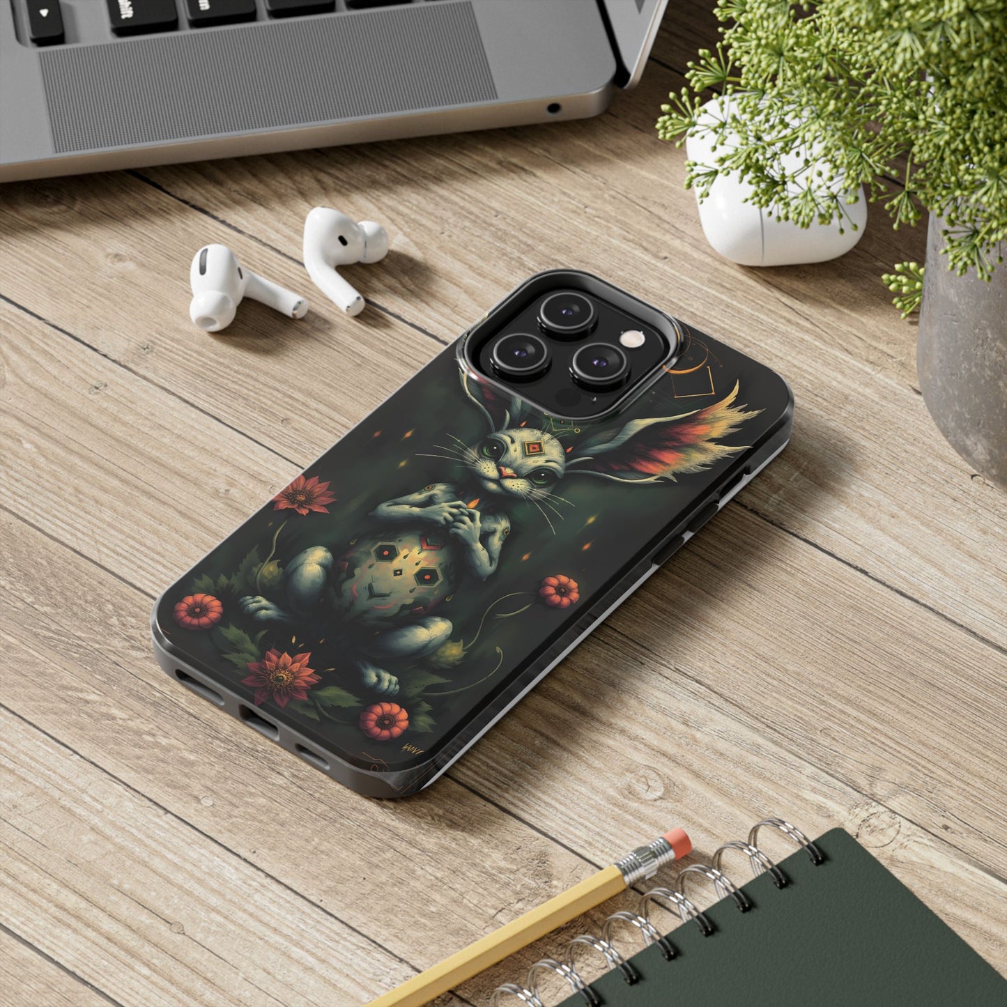 Artistic Rabbit Phone Cases - Unique and Durable Design of Mystical Bunny - for iPhone