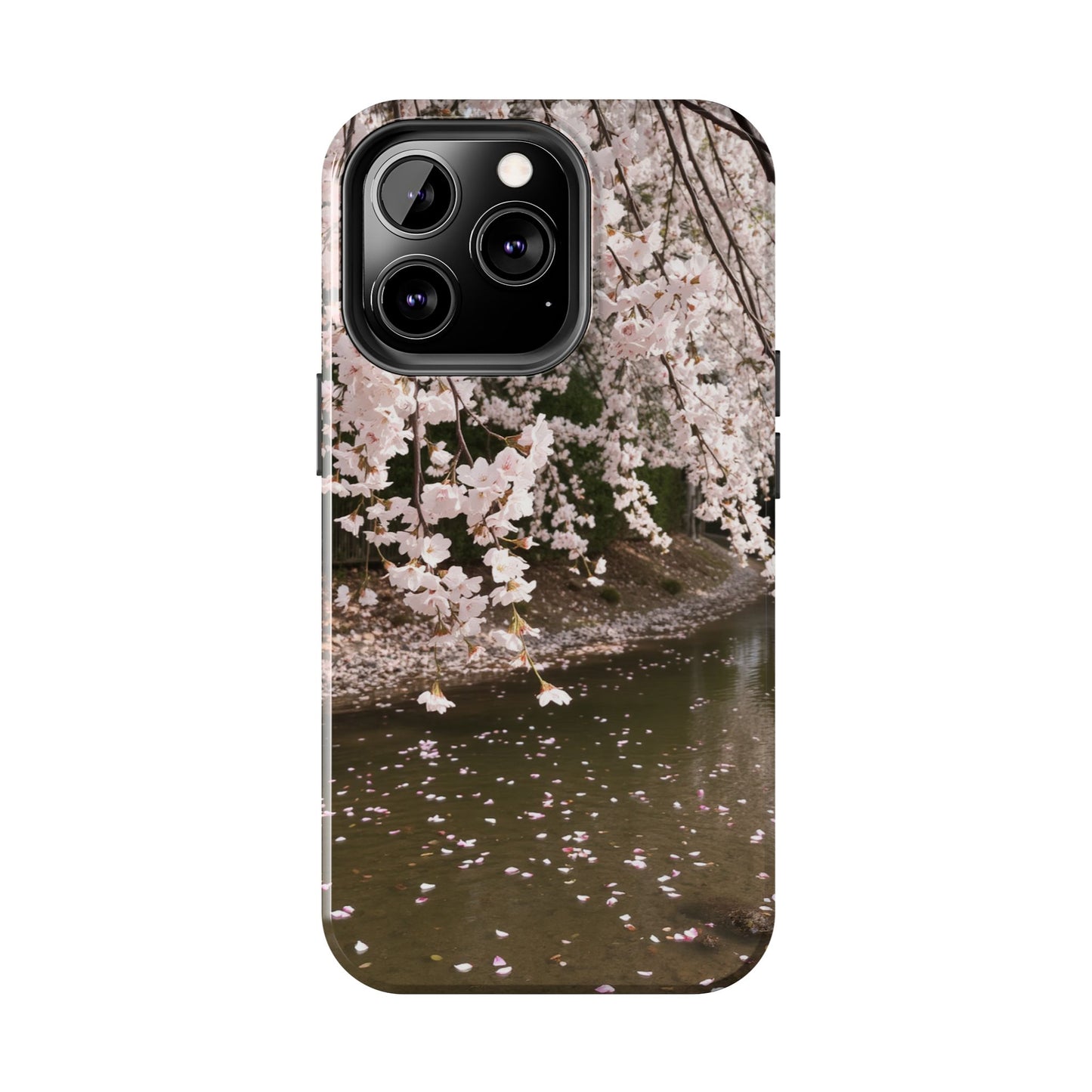 Cherry Blossom Tough Phone Cases - Durable Protection with Floral Serenity
