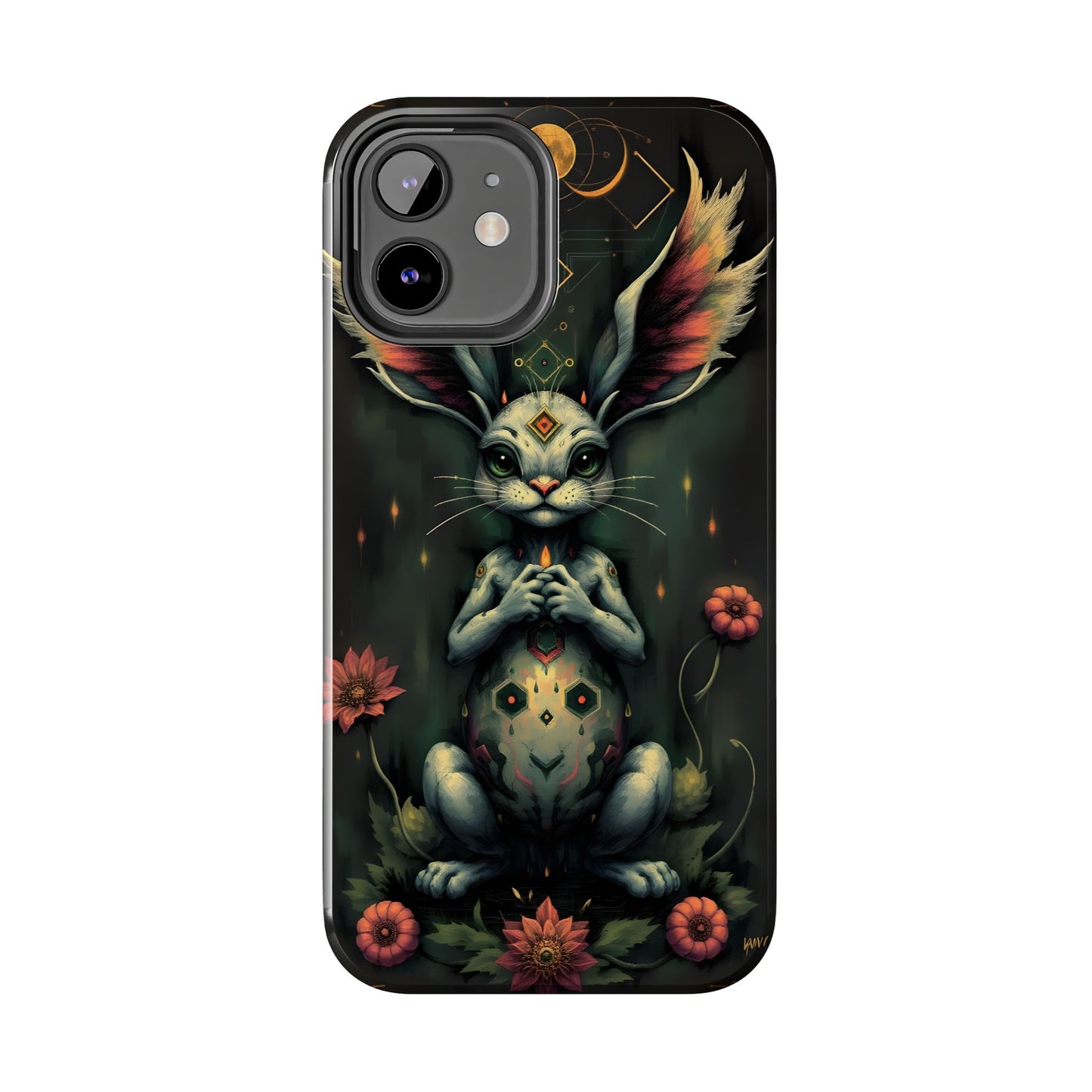 Artistic Rabbit Phone Cases - Unique and Durable Design of Mystical Bunny - for iPhone