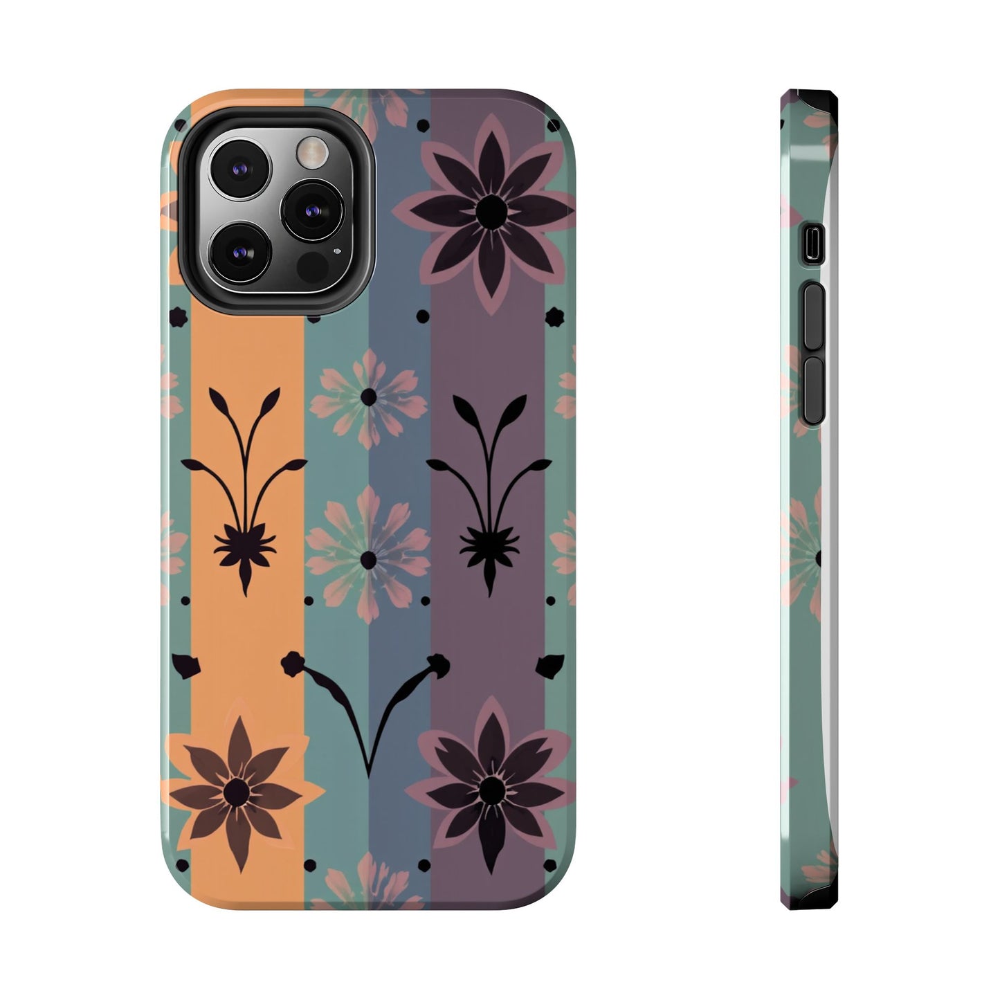 Boho Floral Tough Phone Cases - Durable & Stylish Protection - for iPhone