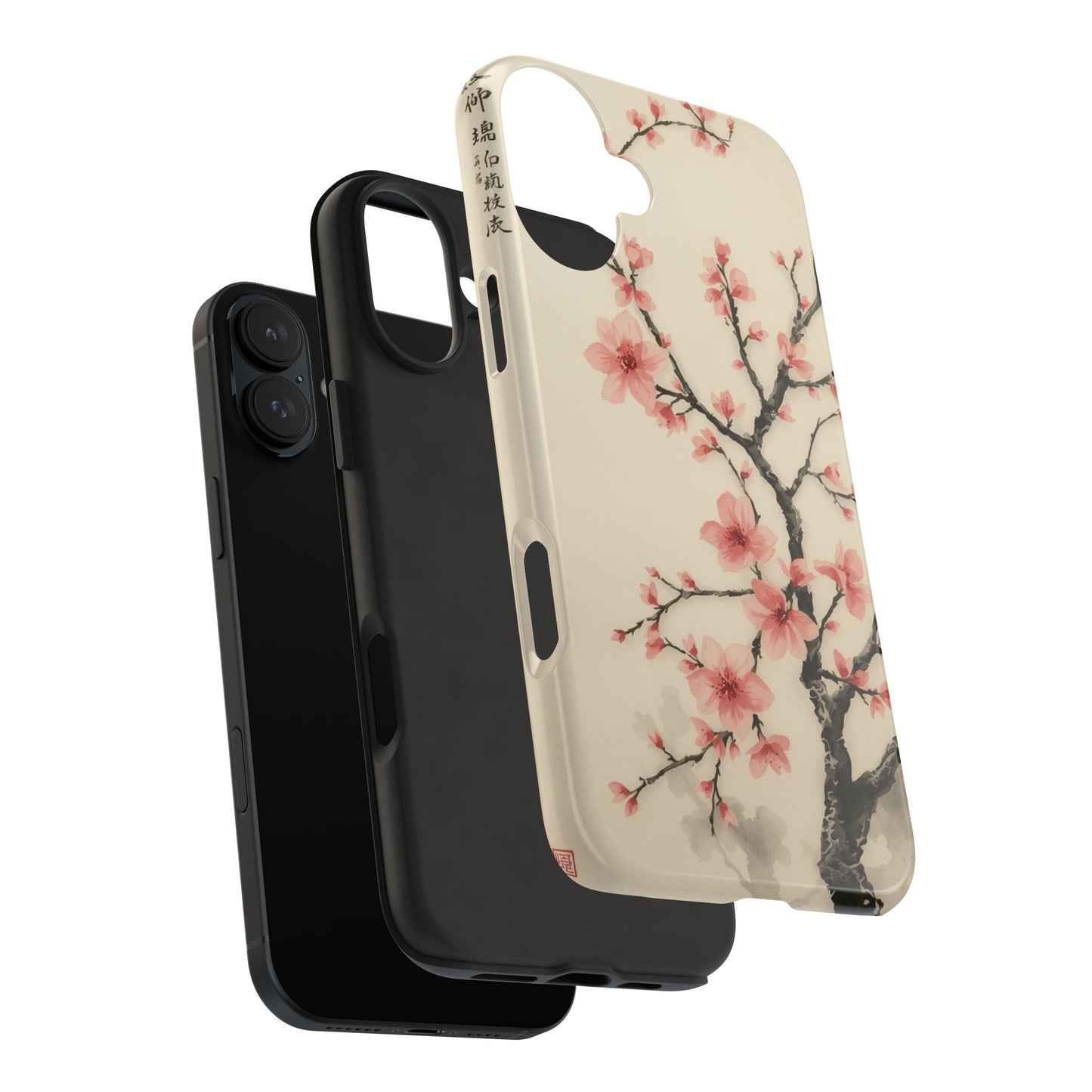 Cherry Blossom Tough Phone Case - Stylish Protection for Nature Lovers