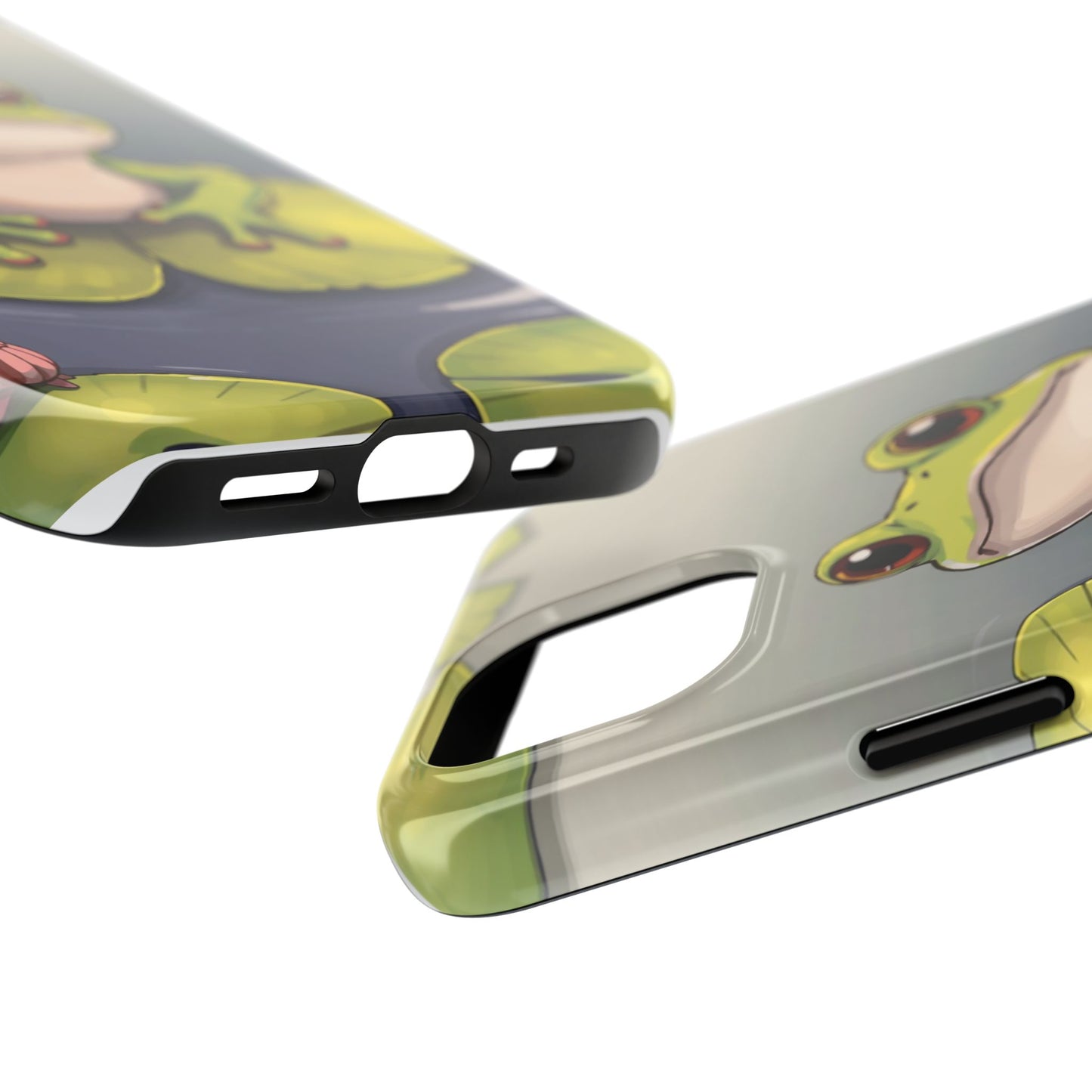 Cute Frog Tough Phone Case - Durable Protection with Nature Vibe