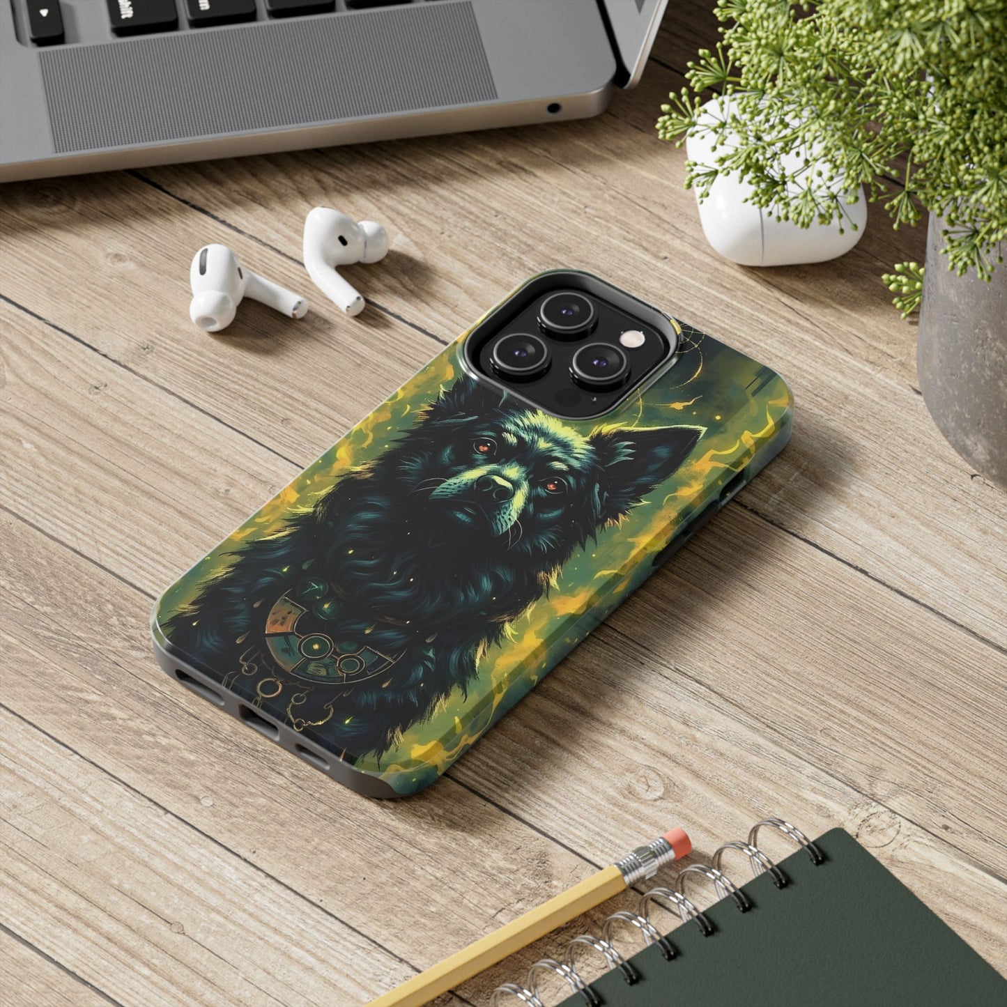 Mystical Dog Tribe Phone Case - Tough and Stylish for Pet Lovers - for iPhone