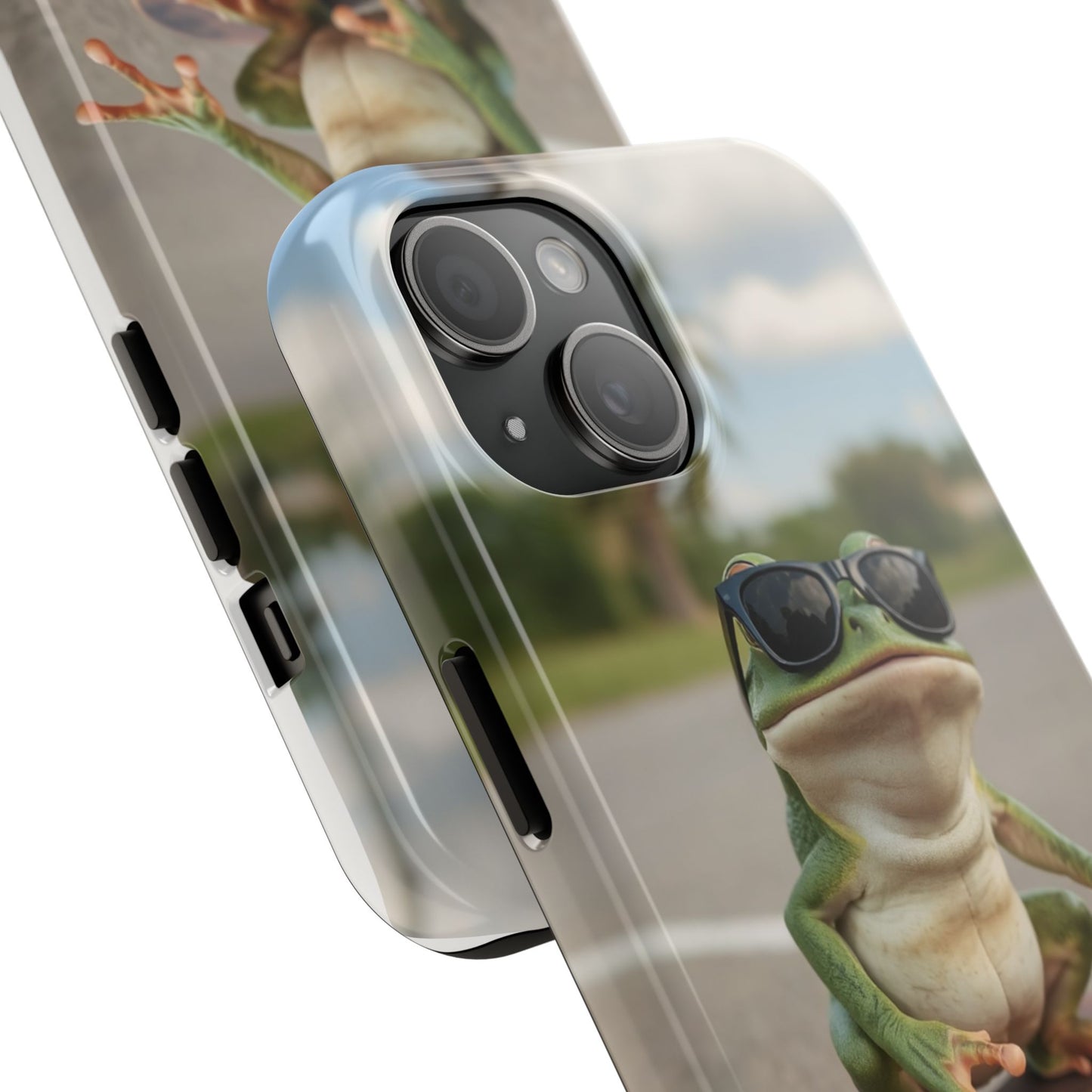 Cool Frog Skateboard Phone Case - Tough and Stylish Protection