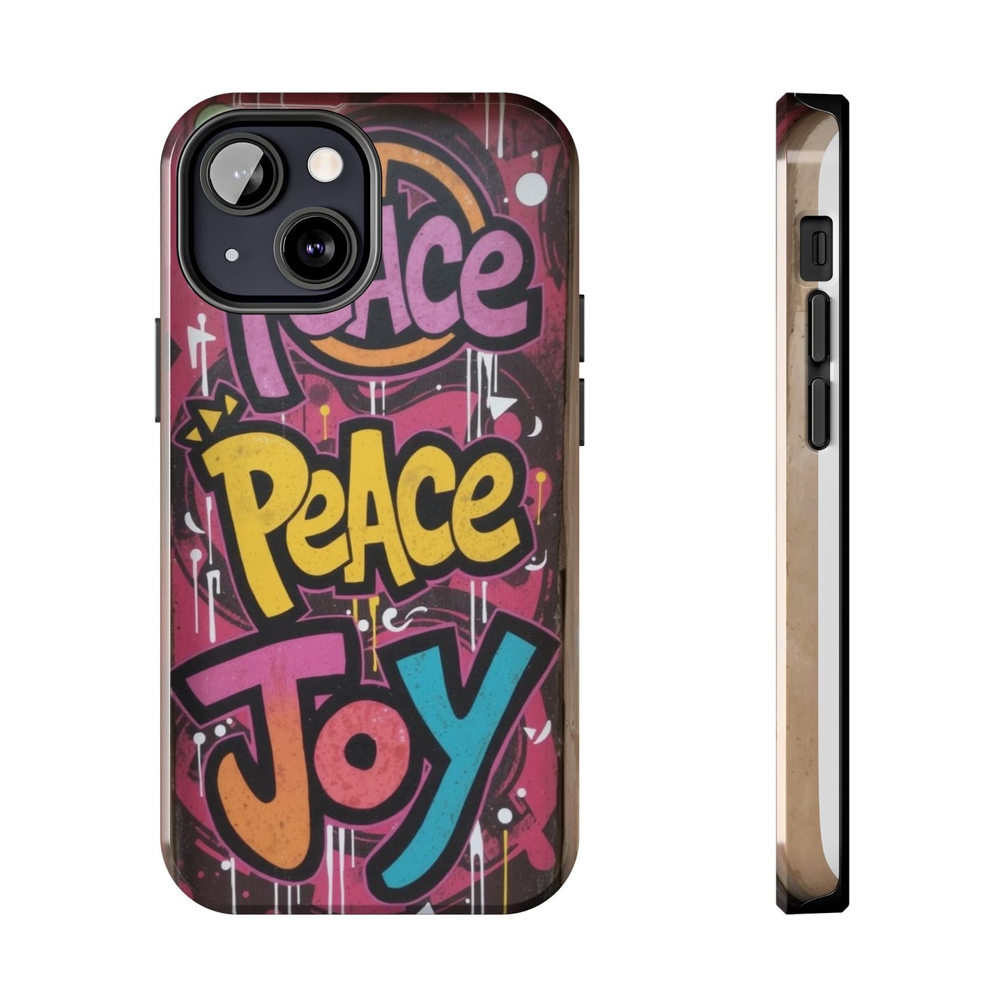 Colorful Peace Joy Tough Phone Case