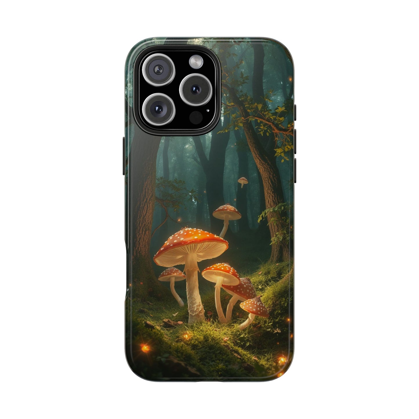Whimsical Mushroom Tough Phone Case - Forest Fantasy Design