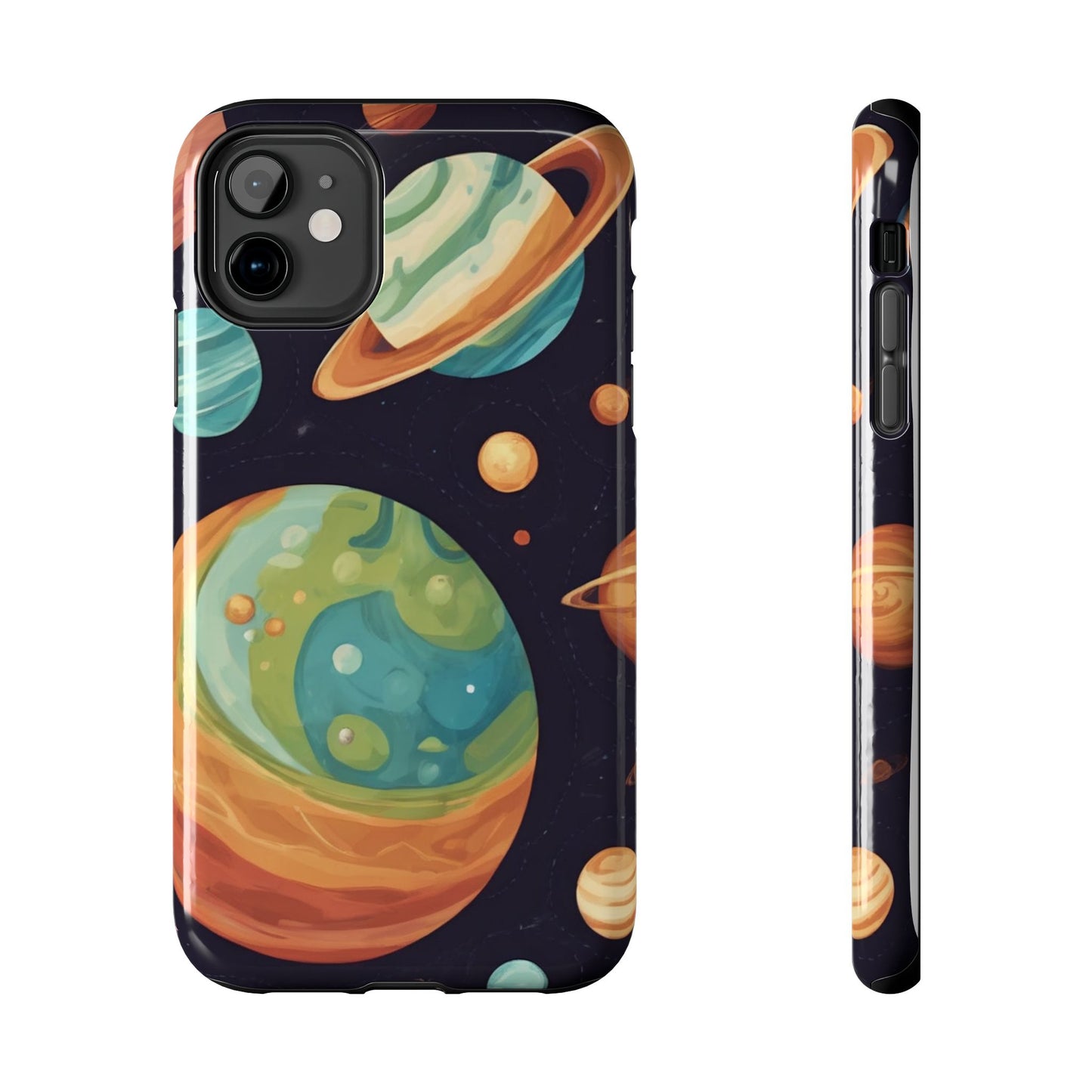 Cosmic Planet Phone Case - Durable Tough Protector for Space Lovers - for iPhone