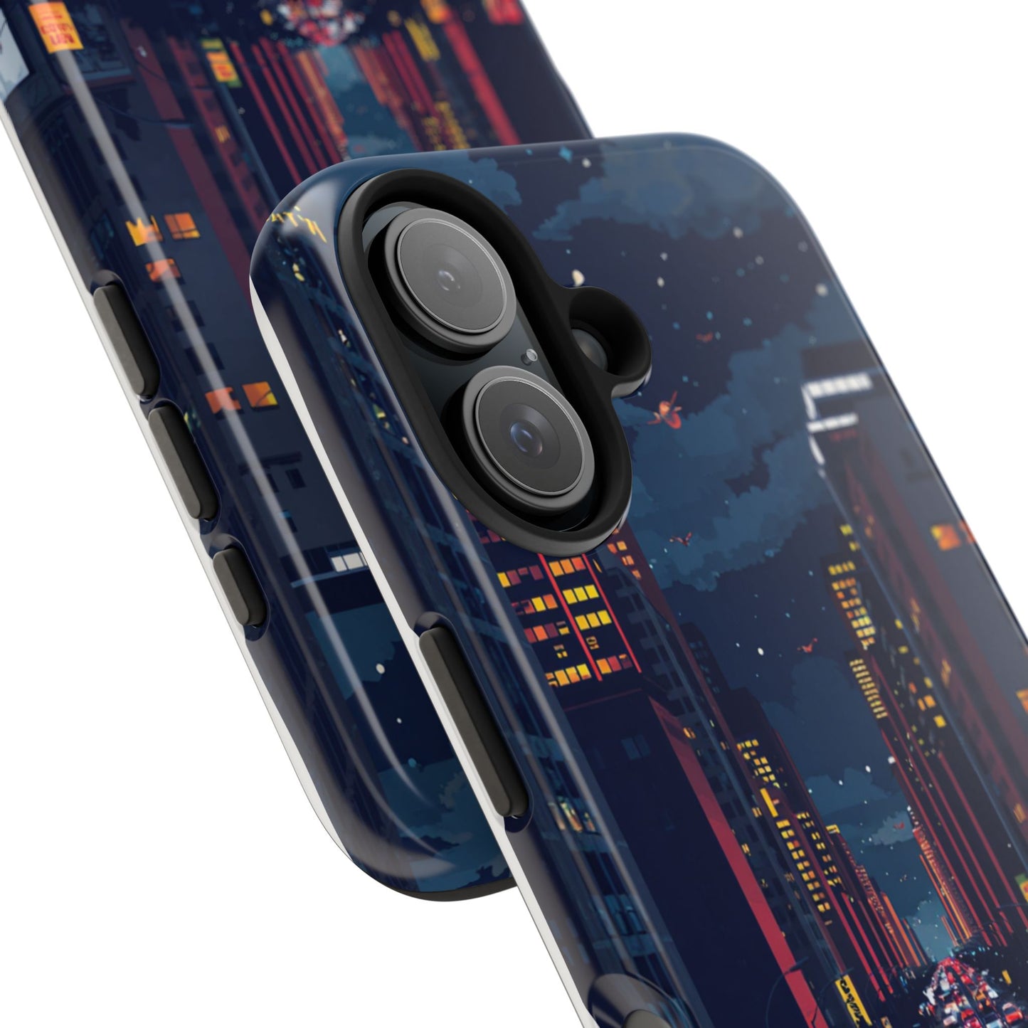 Urban Nightlife Tough Phone Case - Durable & Stylish Protection