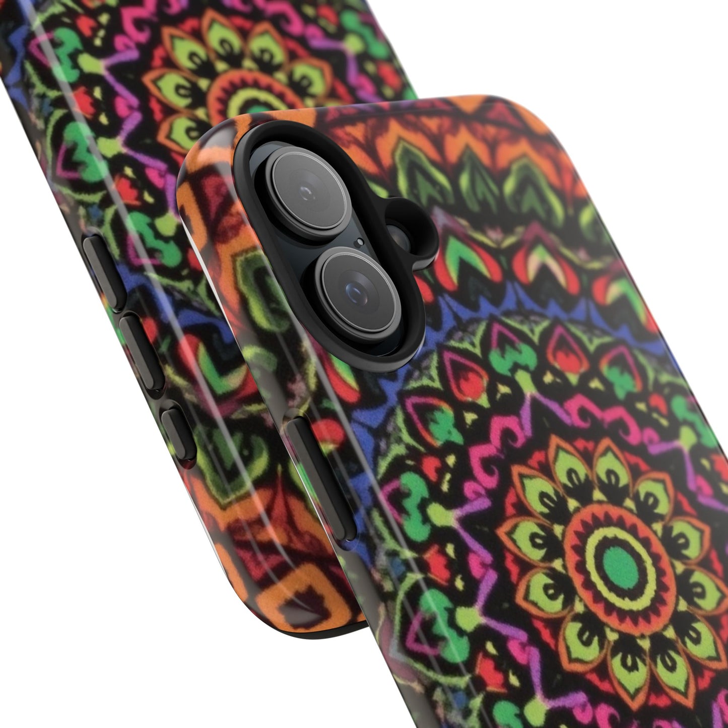 Colorful Mandala Tough Phone Case - Vibrant Designs for Trendy Protection - for iPhone
