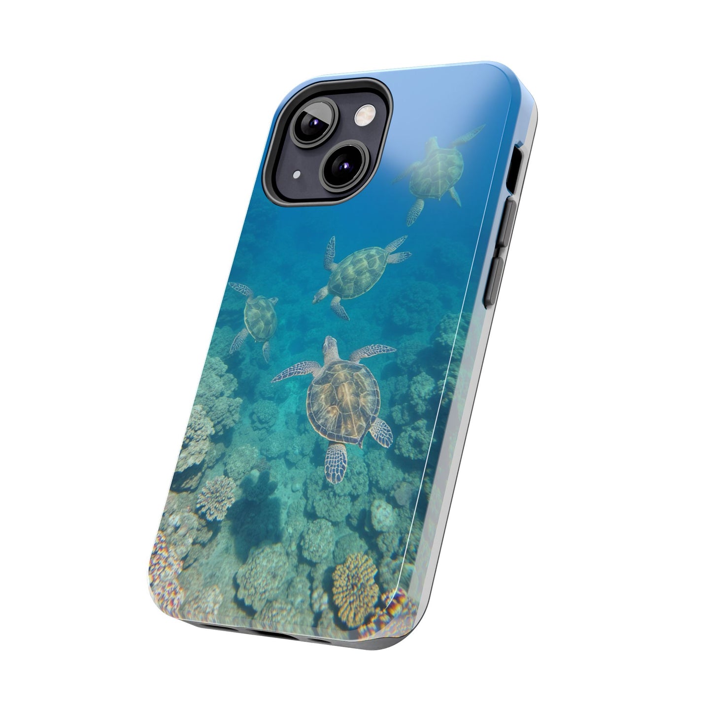 Ocean Turtle Tough Phone Cases - Durable Protection with Marine Art