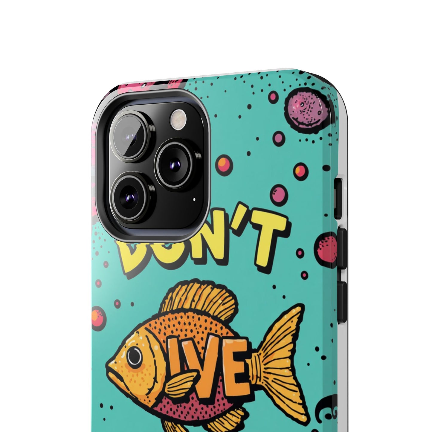 Catchy Fish-Themed Tough Phone Cases, Unique Gift for Fish Lovers, Durable Protection for Phones, Fun Aquatic Design, Ideal for Holidays