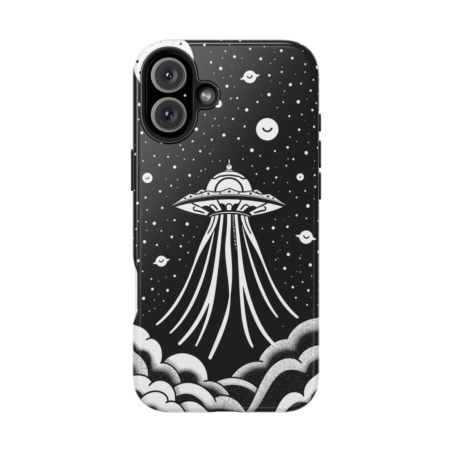 Galaxy UFO Tough Phone Case - Durable Protection with Unique Space Design