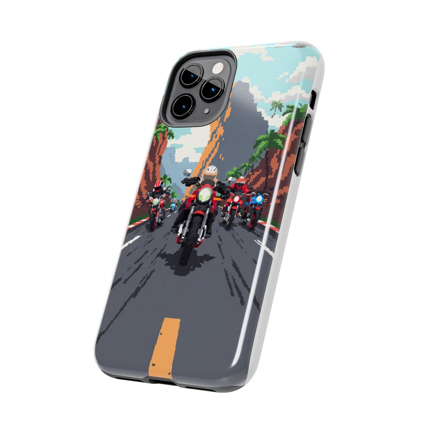 Retro Biker Tough Phone Case - Perfect for Motorcycle Lovers