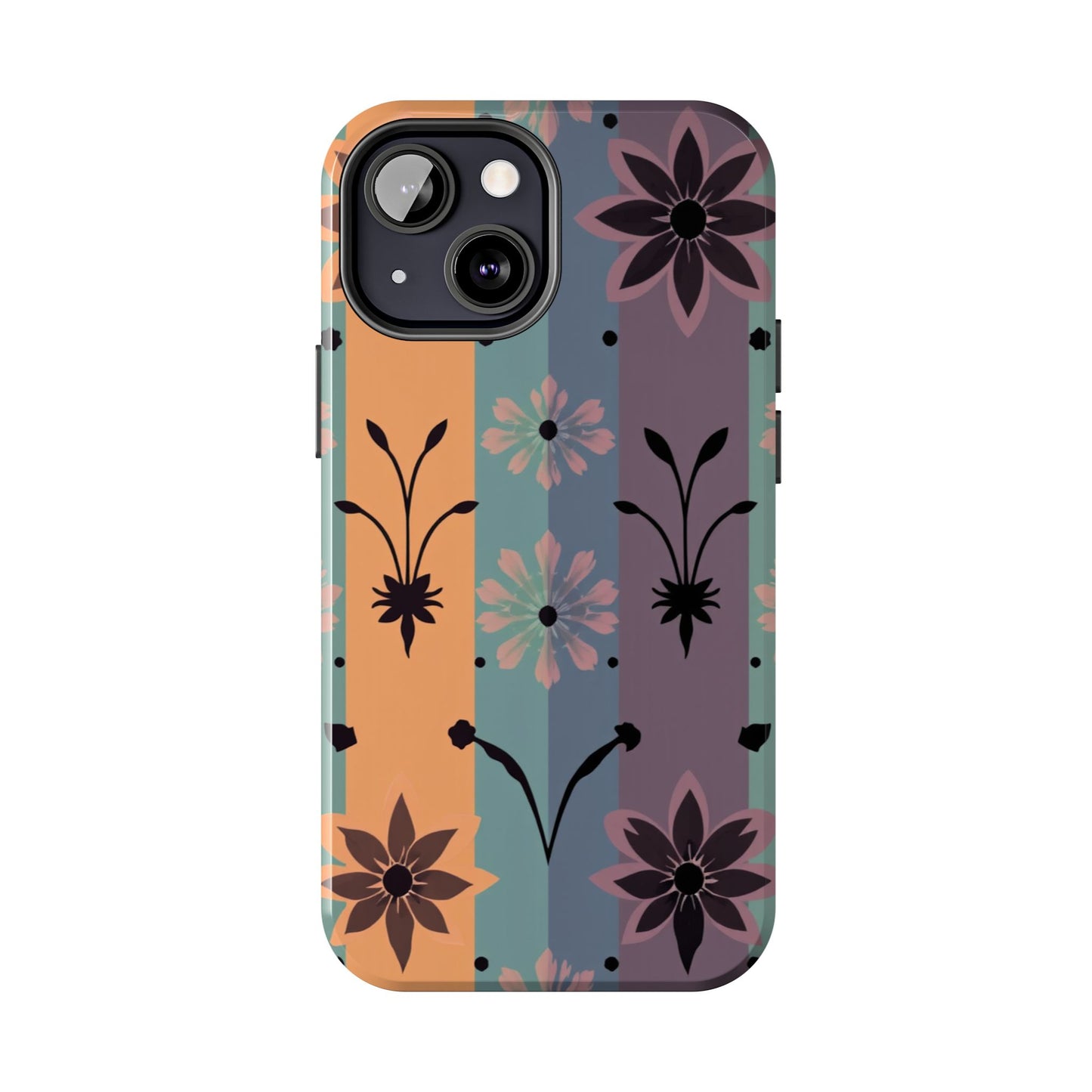 Boho Floral Tough Phone Cases - Durable & Stylish Protection - for iPhone