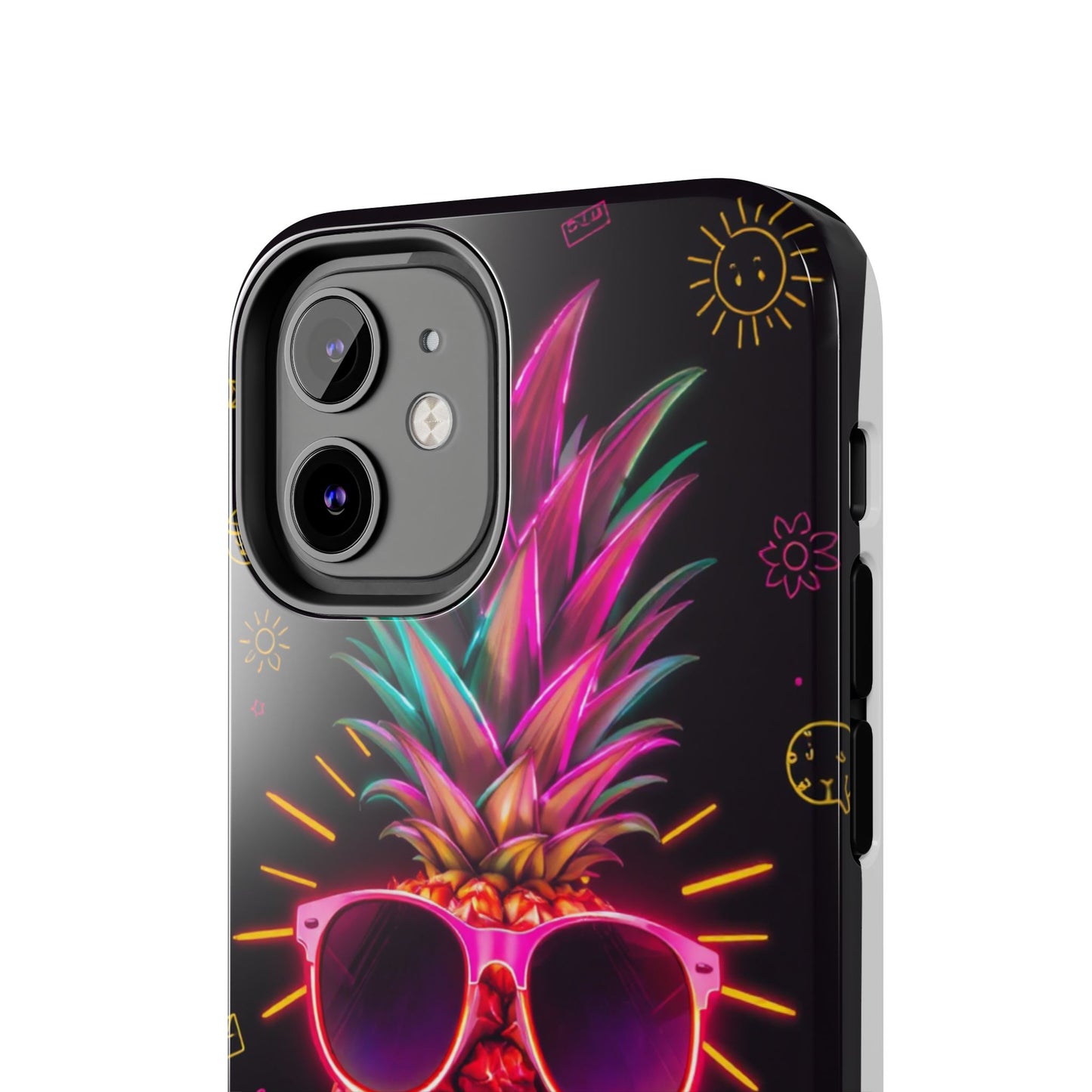 Tough Pineapple Phone Case - Cool, Vibrant Design Perfect for Summer Vibes