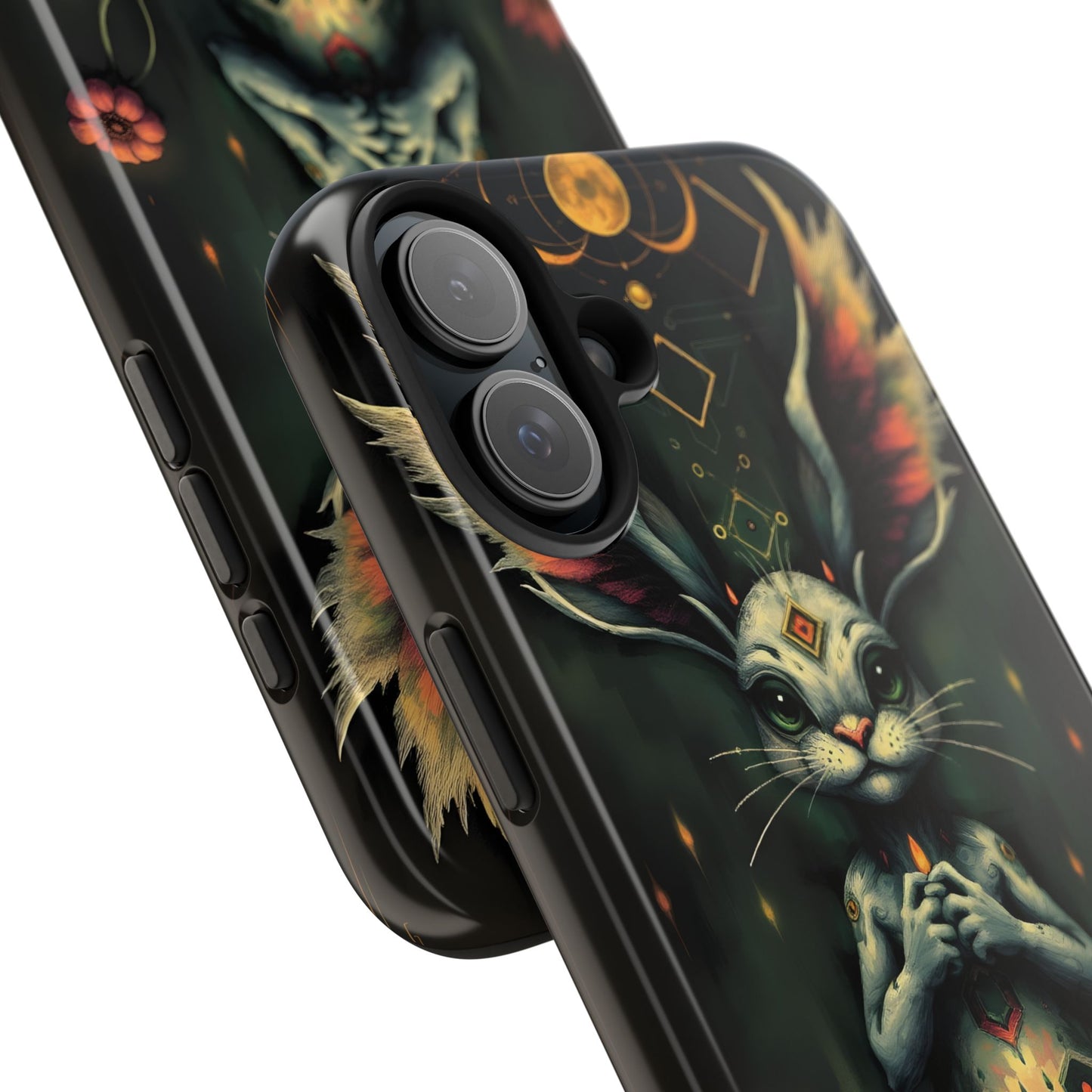 Artistic Rabbit Phone Cases - Unique and Durable Design of Mystical Bunny - for iPhone