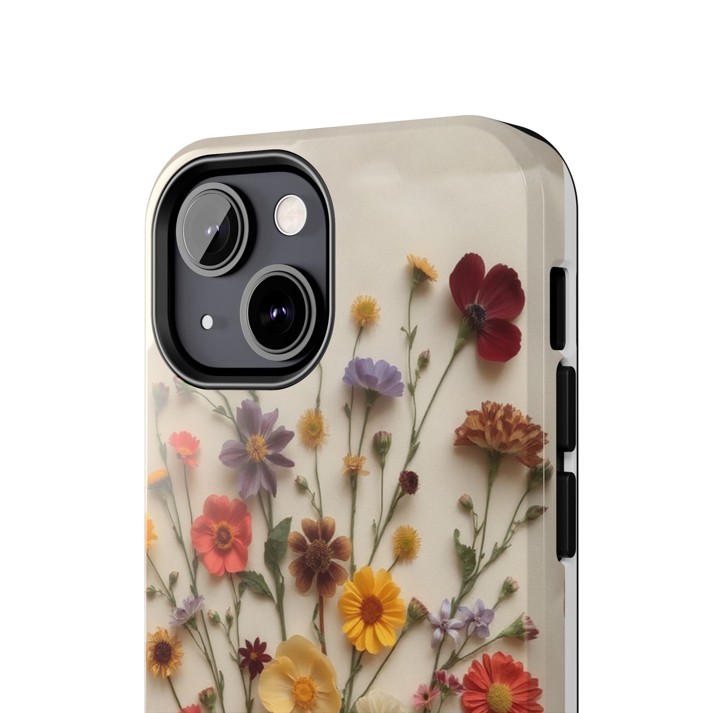 Floral Tough Phone Case - Durable Protection with Nature-Inspired Design