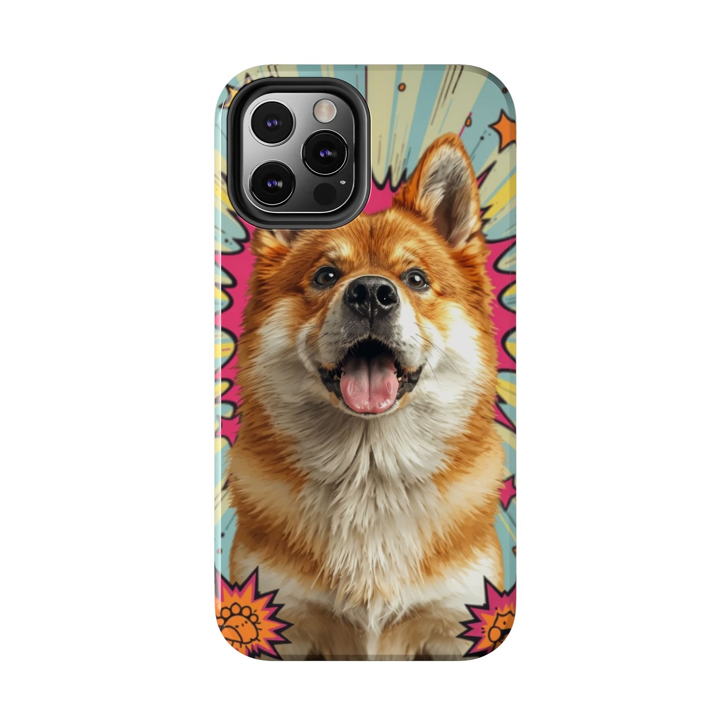 Playful Dog Tough Phone Case - Durable & Stylish Pet Lover Gift