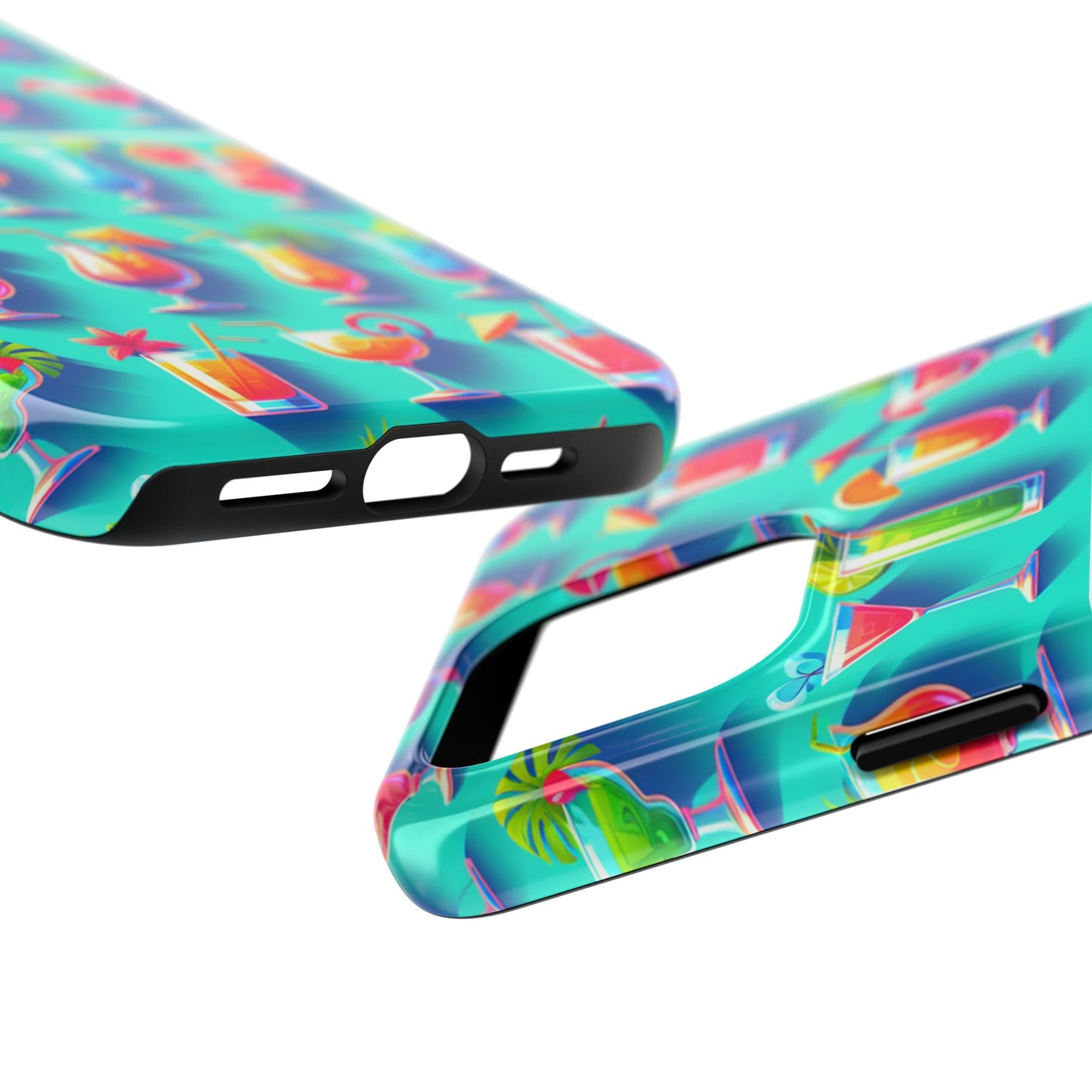 Cocktail Party Phone Case - Fun & Colorful Design for Summer Vibes - for iPhone