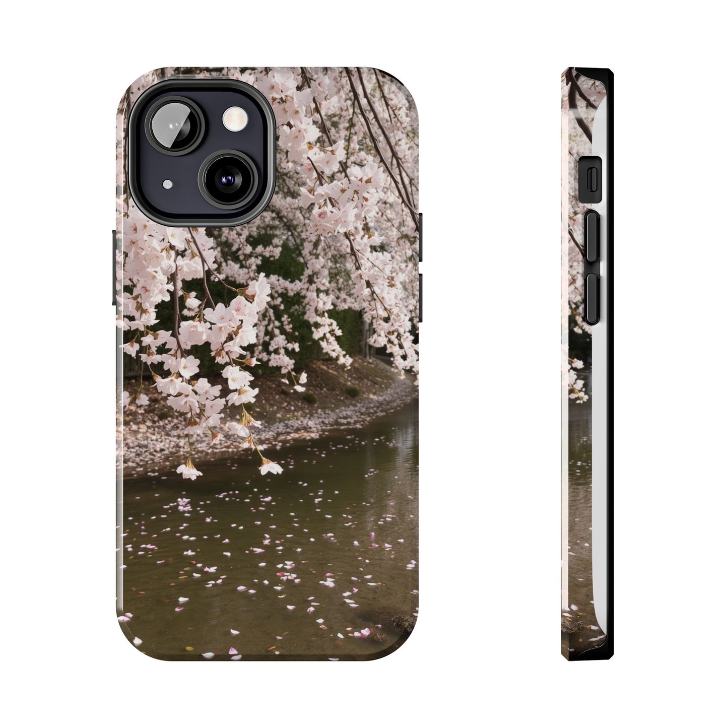 Cherry Blossom Tough Phone Cases - Durable Protection with Floral Serenity