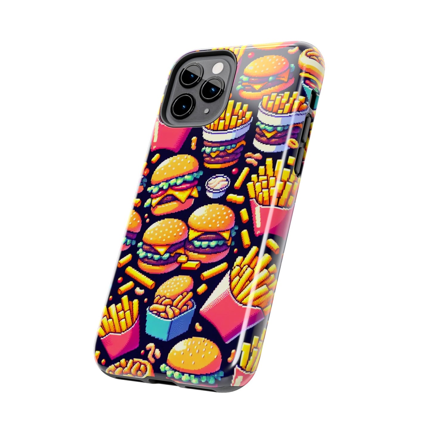 Retro Fast Food Phone Case - Tough and Durable - for iPhone