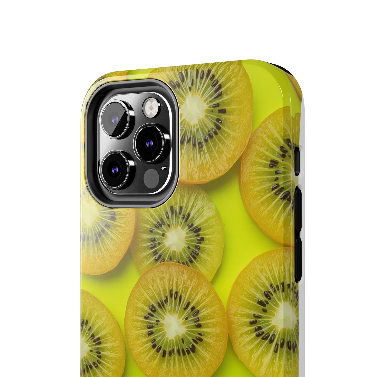 Vibrant Kiwi Tough Phone Case - Bright Yellow Design for Fruit Lovers