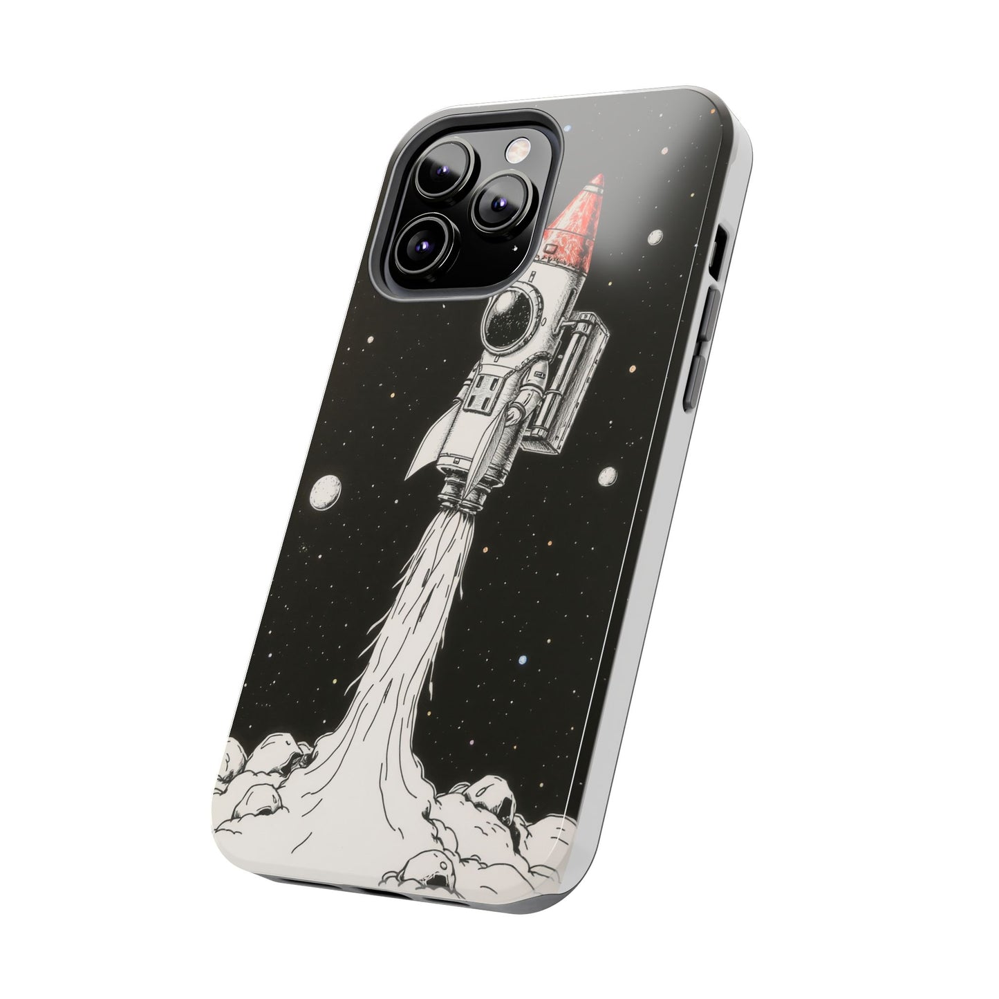 Cool Tough Phone Case for iPhone - Astro-Rocket Bond
