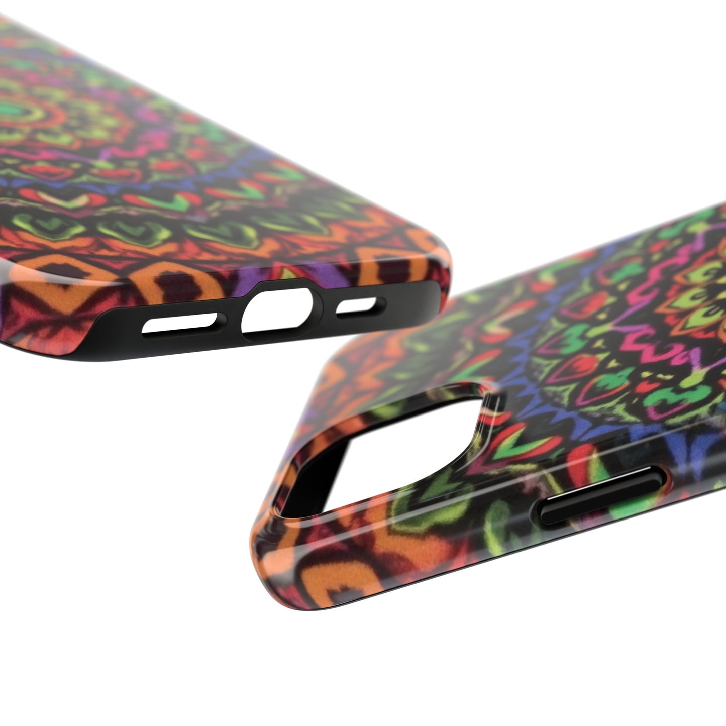 Colorful Mandala Tough Phone Case - Vibrant Designs for Trendy Protection - for iPhone