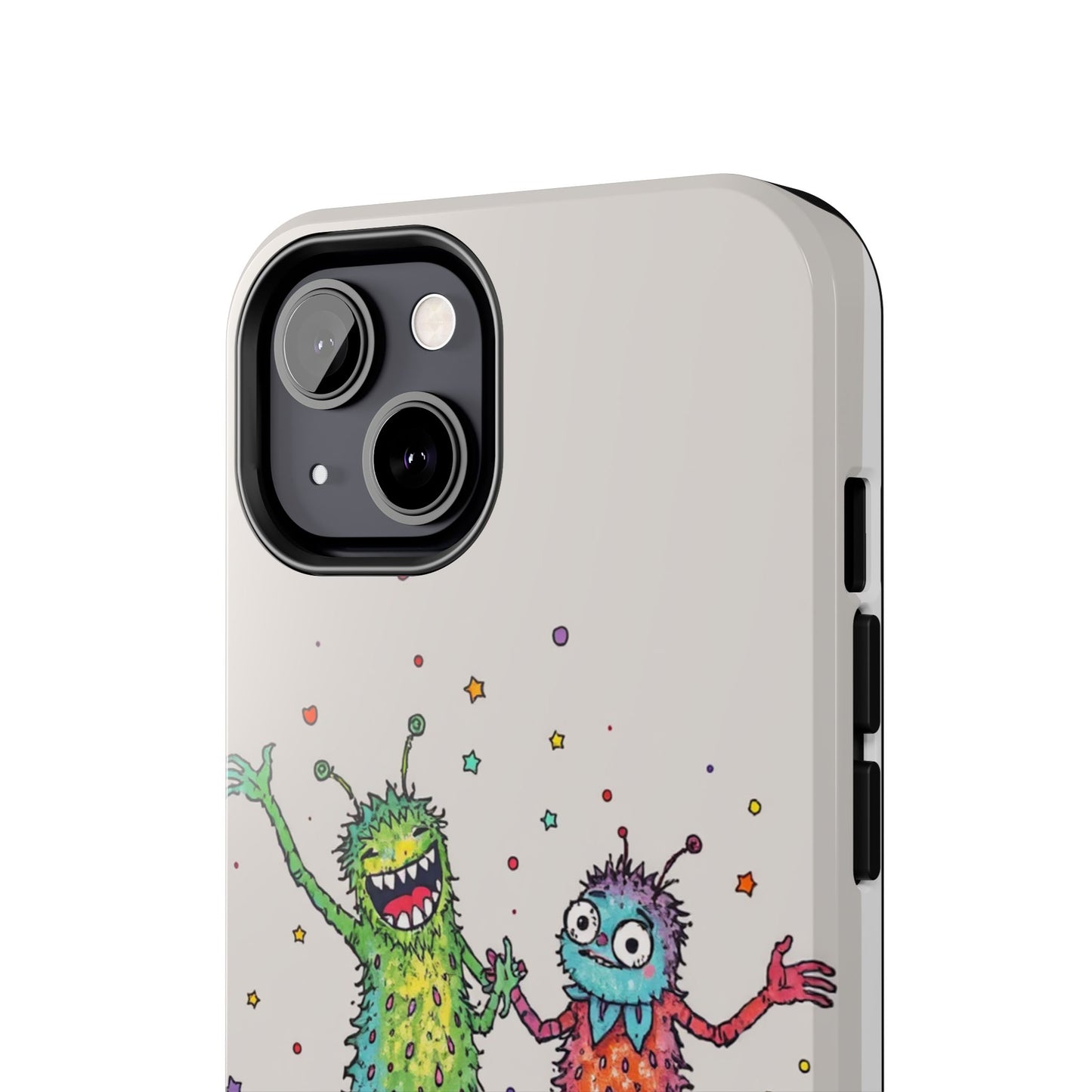 Colorful Monster Tough Phone Case - Fun and Playful Design