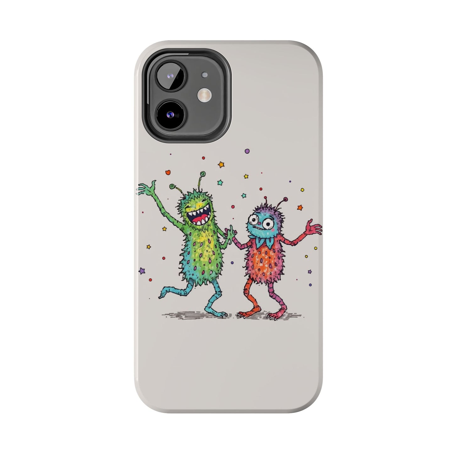 Colorful Monster Tough Phone Case - Fun and Playful Design